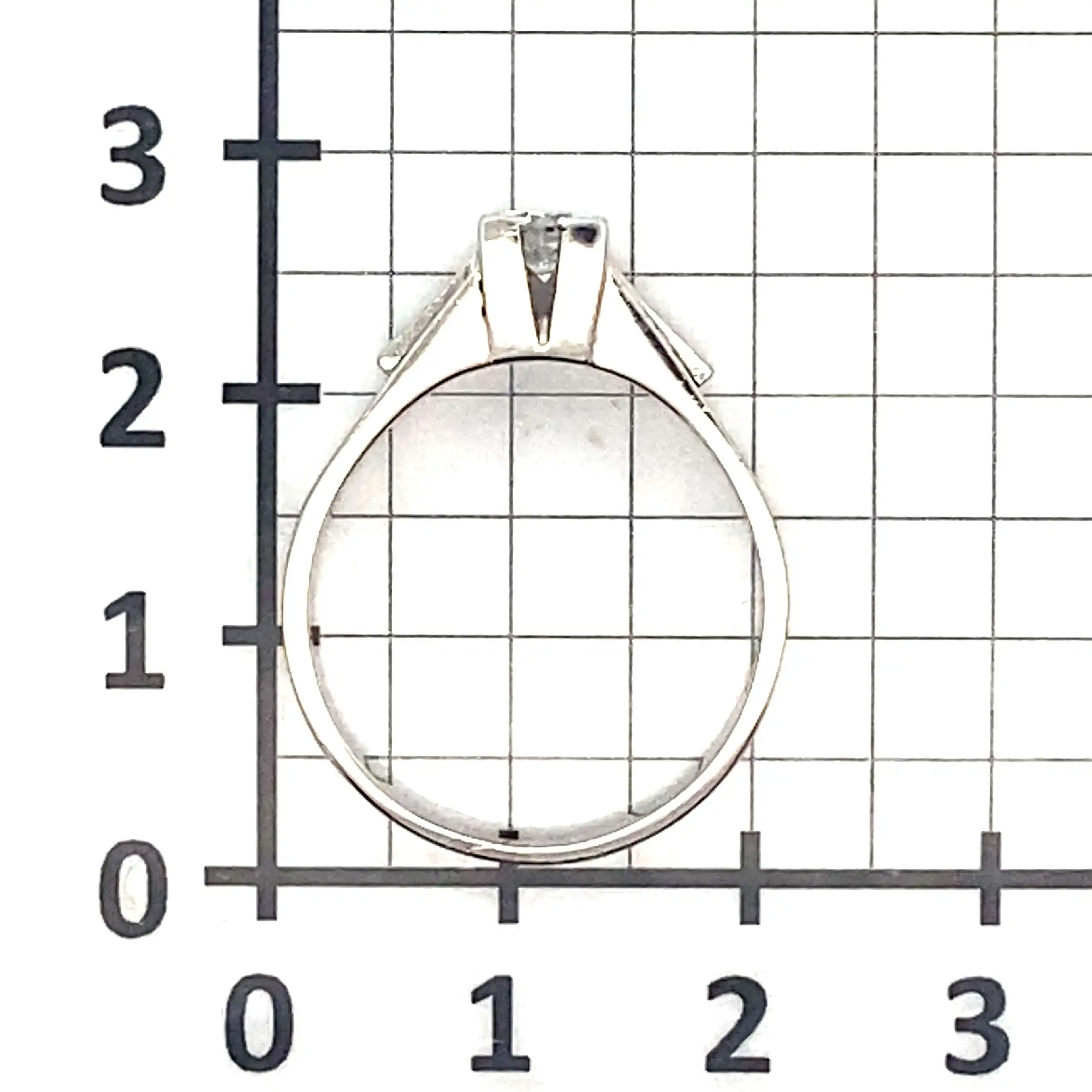 Ring Weißgold mit Brillant Ring Weißgold mit Brillant