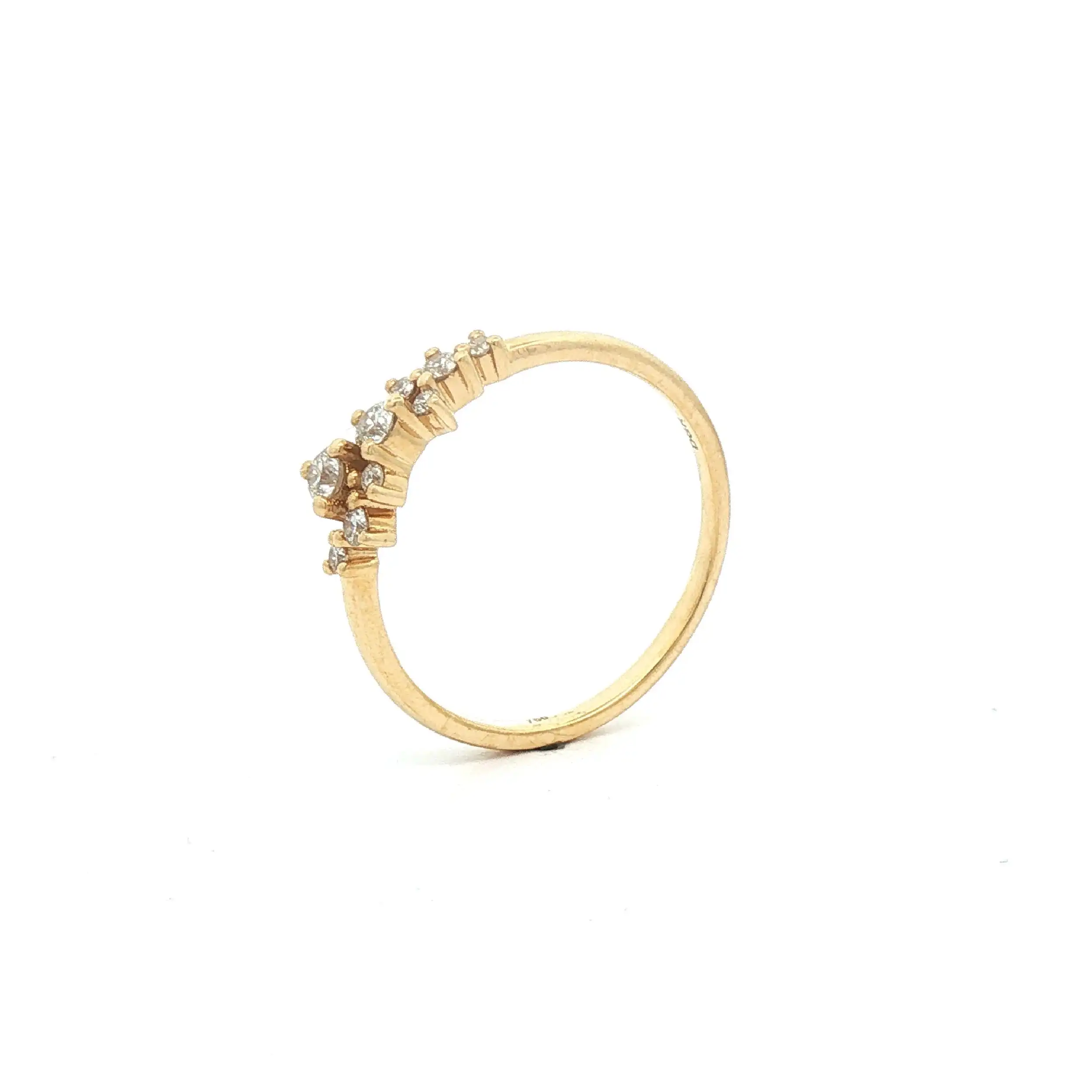 Ring Gelbgold mit Brillanten Ring Gelbgold mit Brillanten