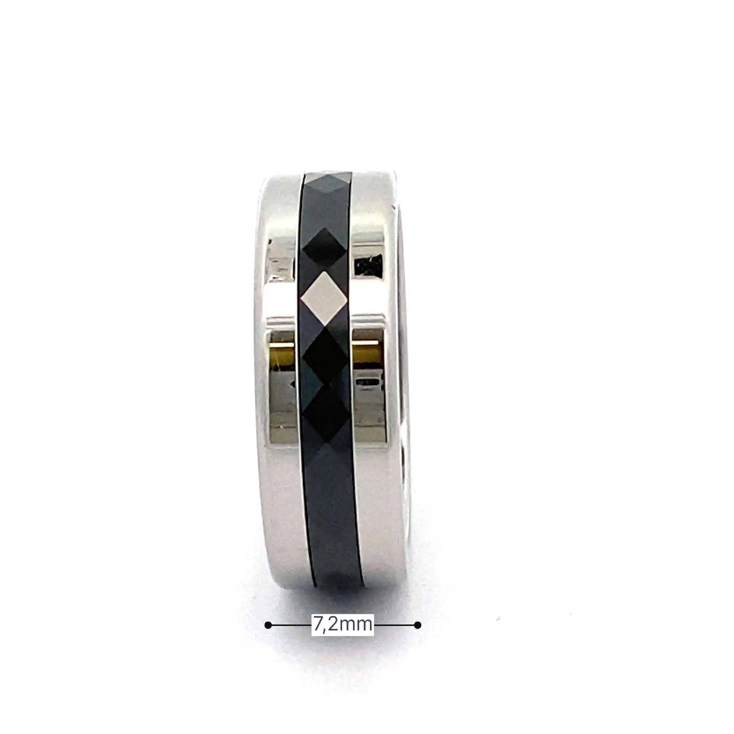 Ring Stahl Bering mit Keramik wechselbar Ring Stahl Bering mit Keramik wechselbar