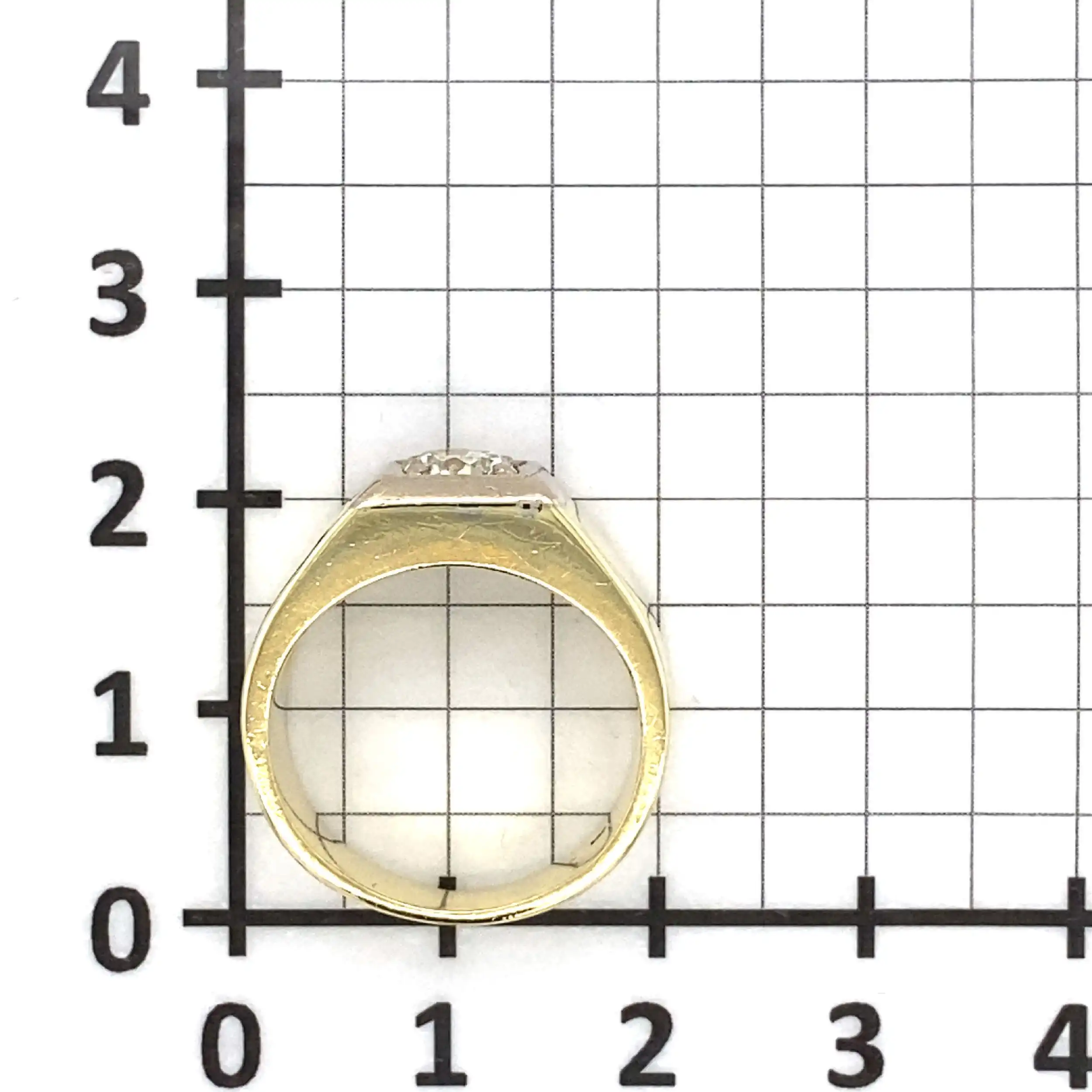 Ring Bicolor mit Brillant Ring Bicolor mit Brillant