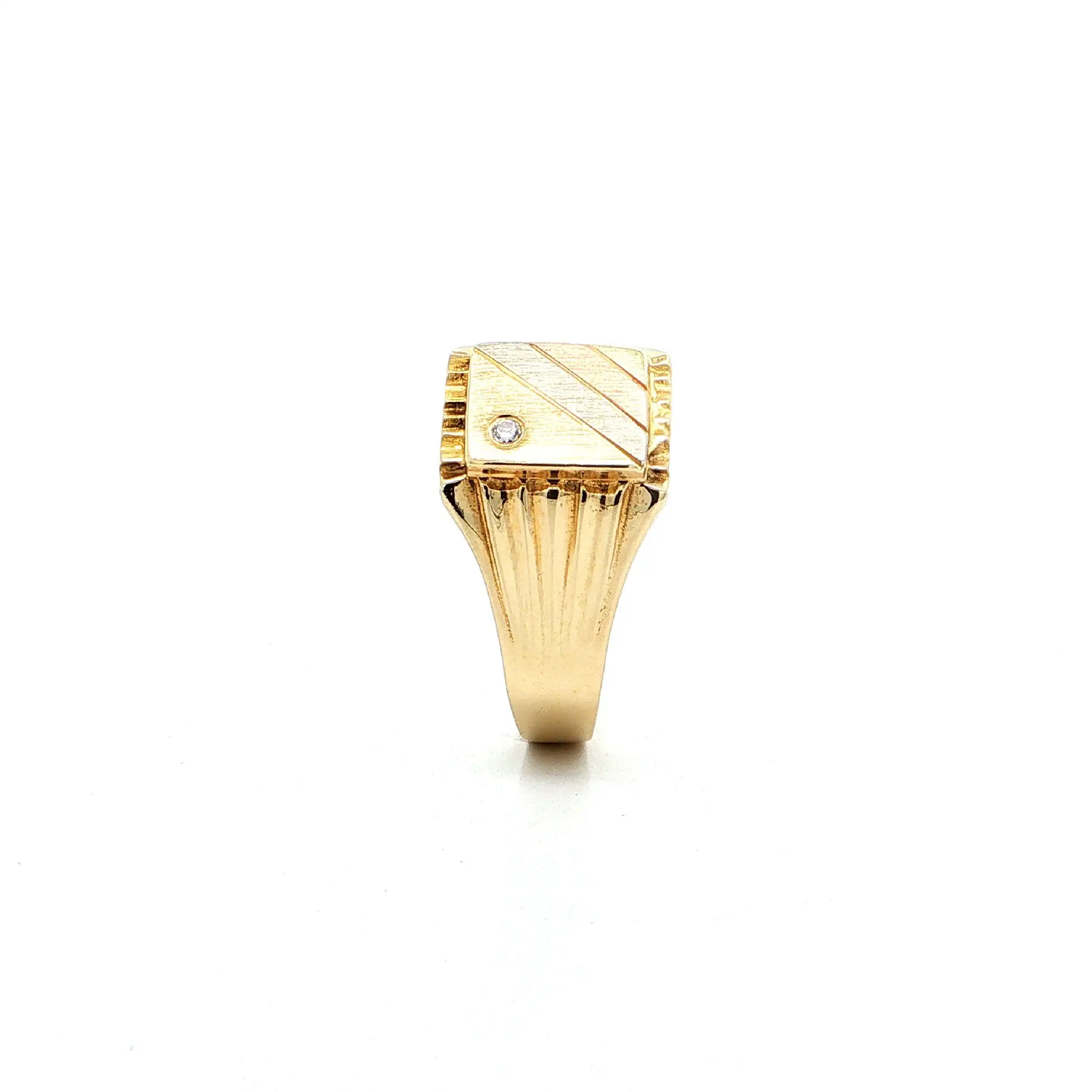 Ring Tricolor mit Zirkonia