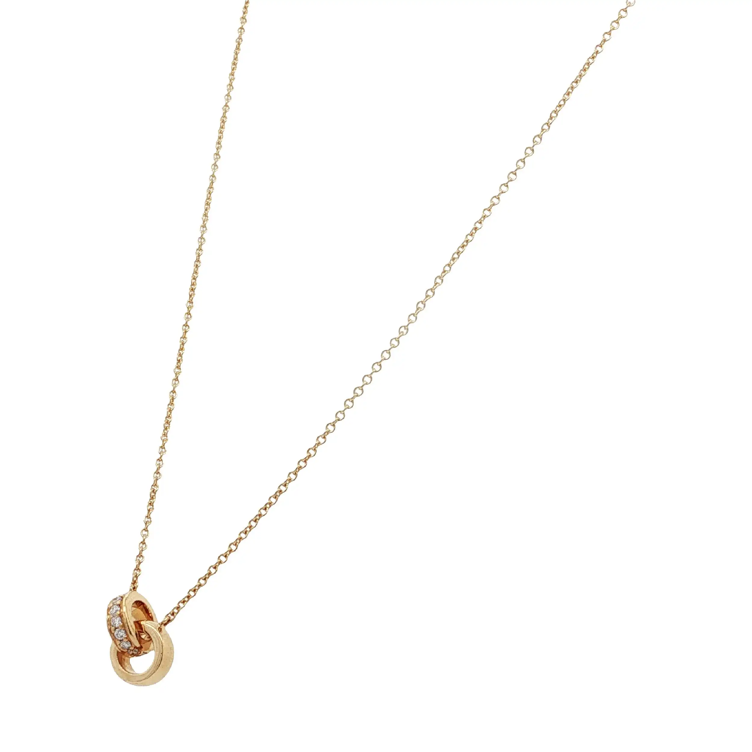 Collier Gelbgold mit Brillanten 0,07ct. TW/SI Collier Gelbgold mit Brillanten 0,07ct. TW/SI