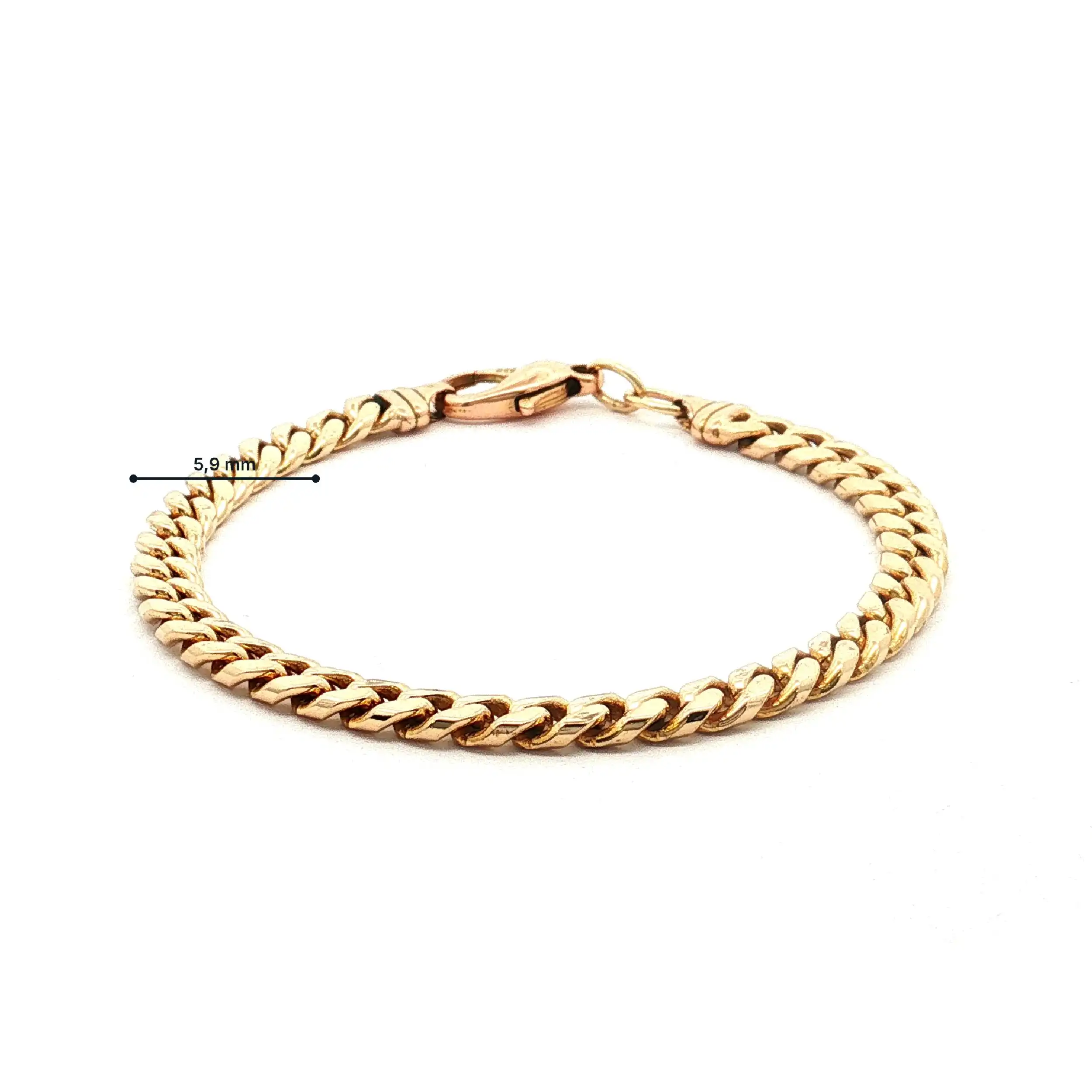 Panzerarmband Gelbgold