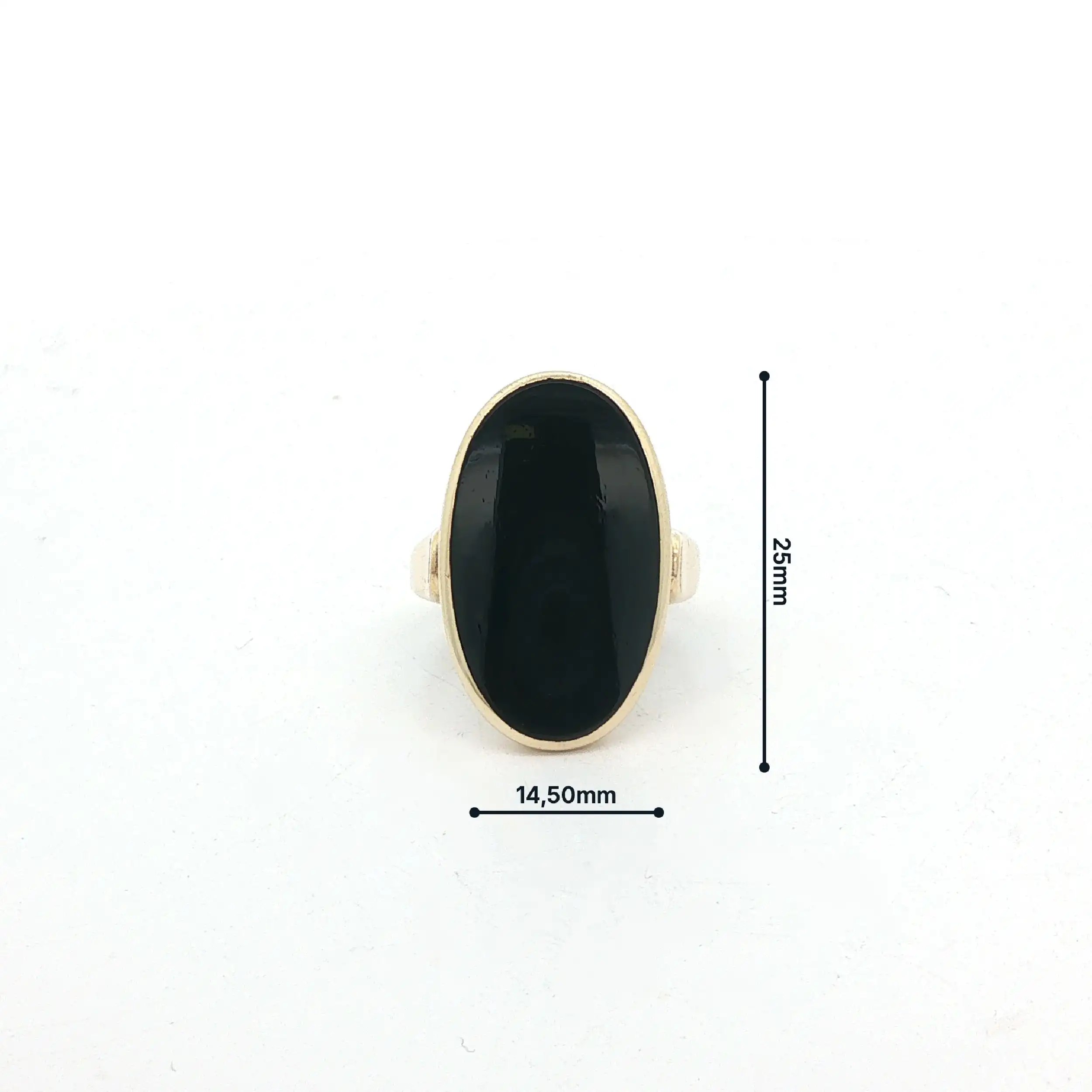 Ring Gelbgold mit Onyx