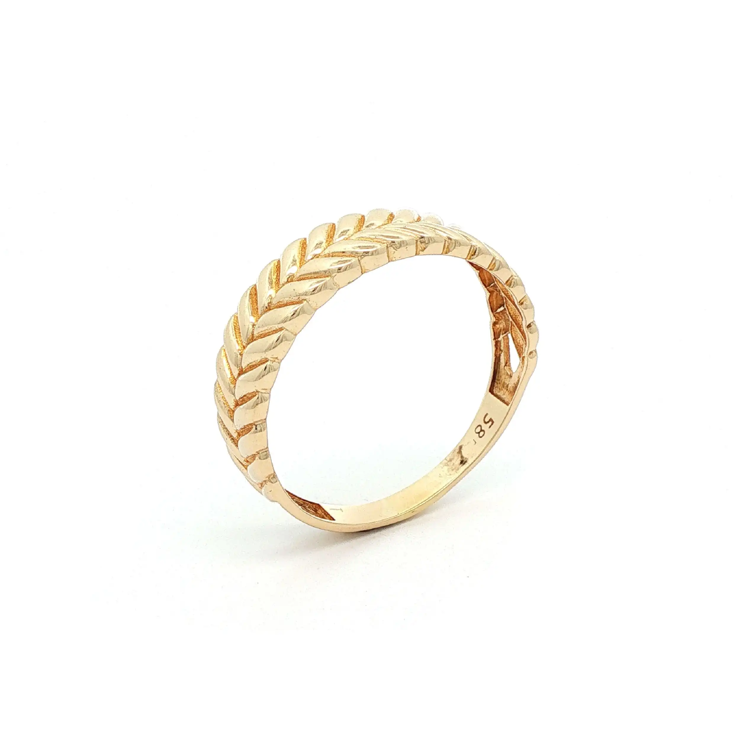 Ring Gelbgold floral
