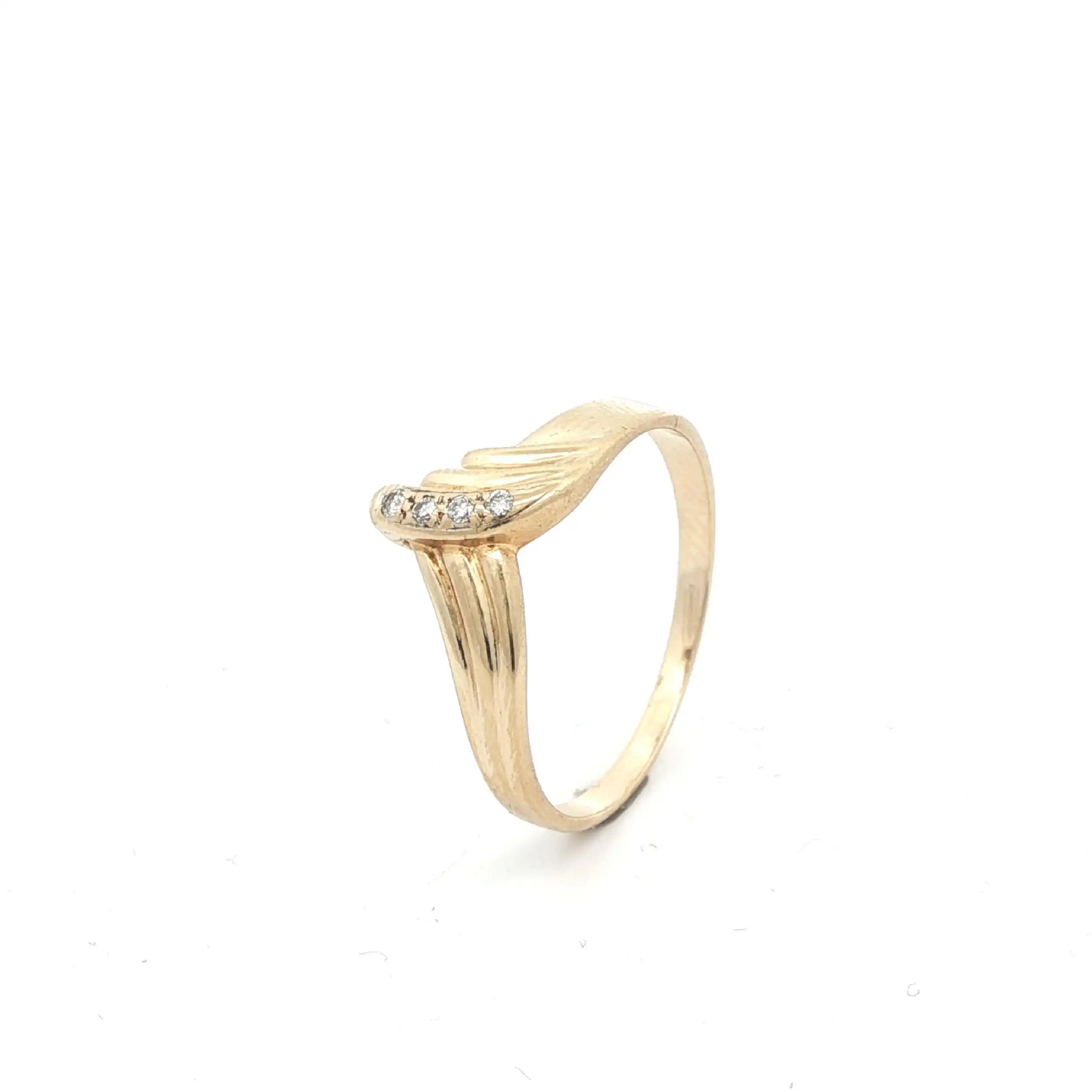 Ring Gelbgold mit Brillanten