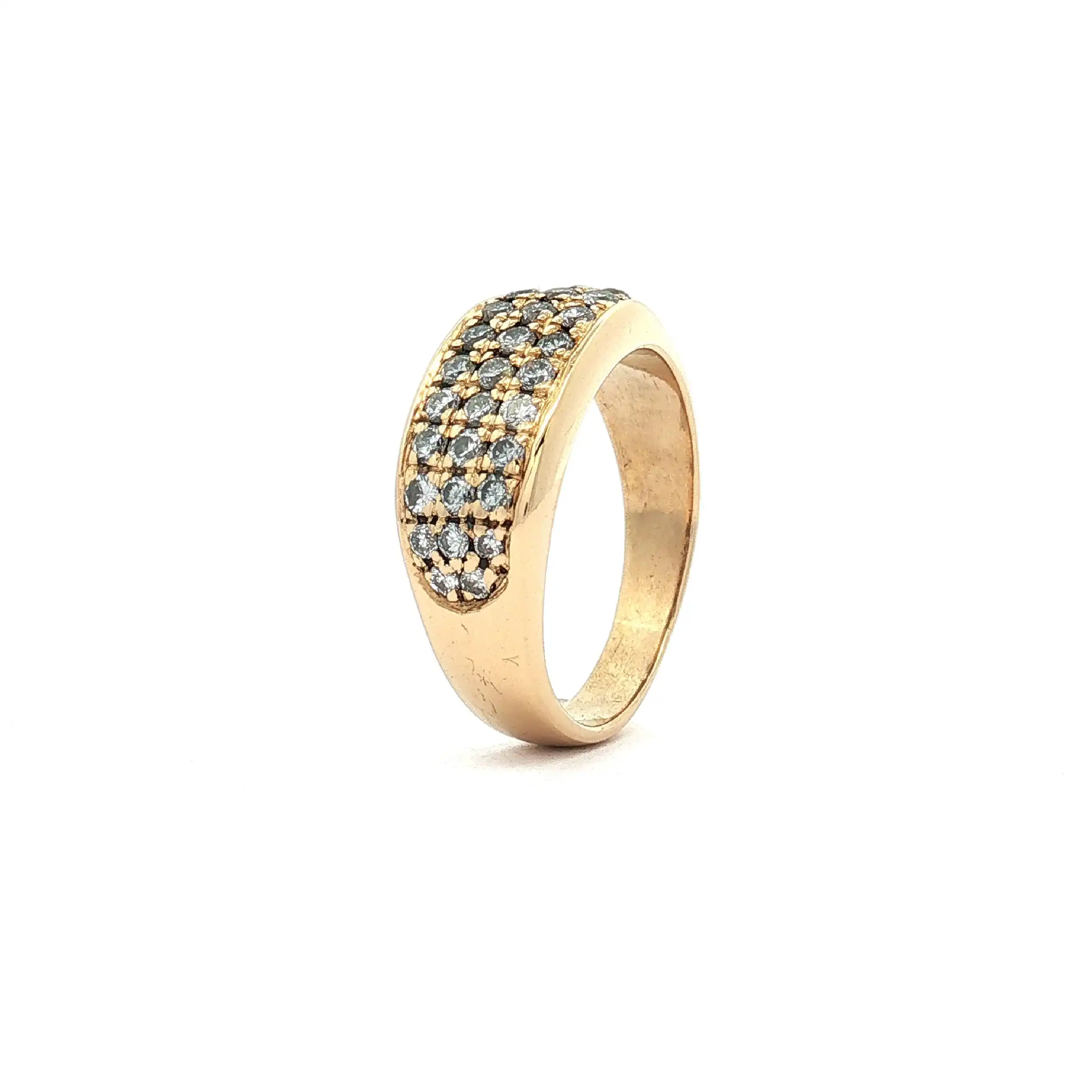 Ring Gelbgold mit Brillanten Ring Gelbgold mit Brillanten