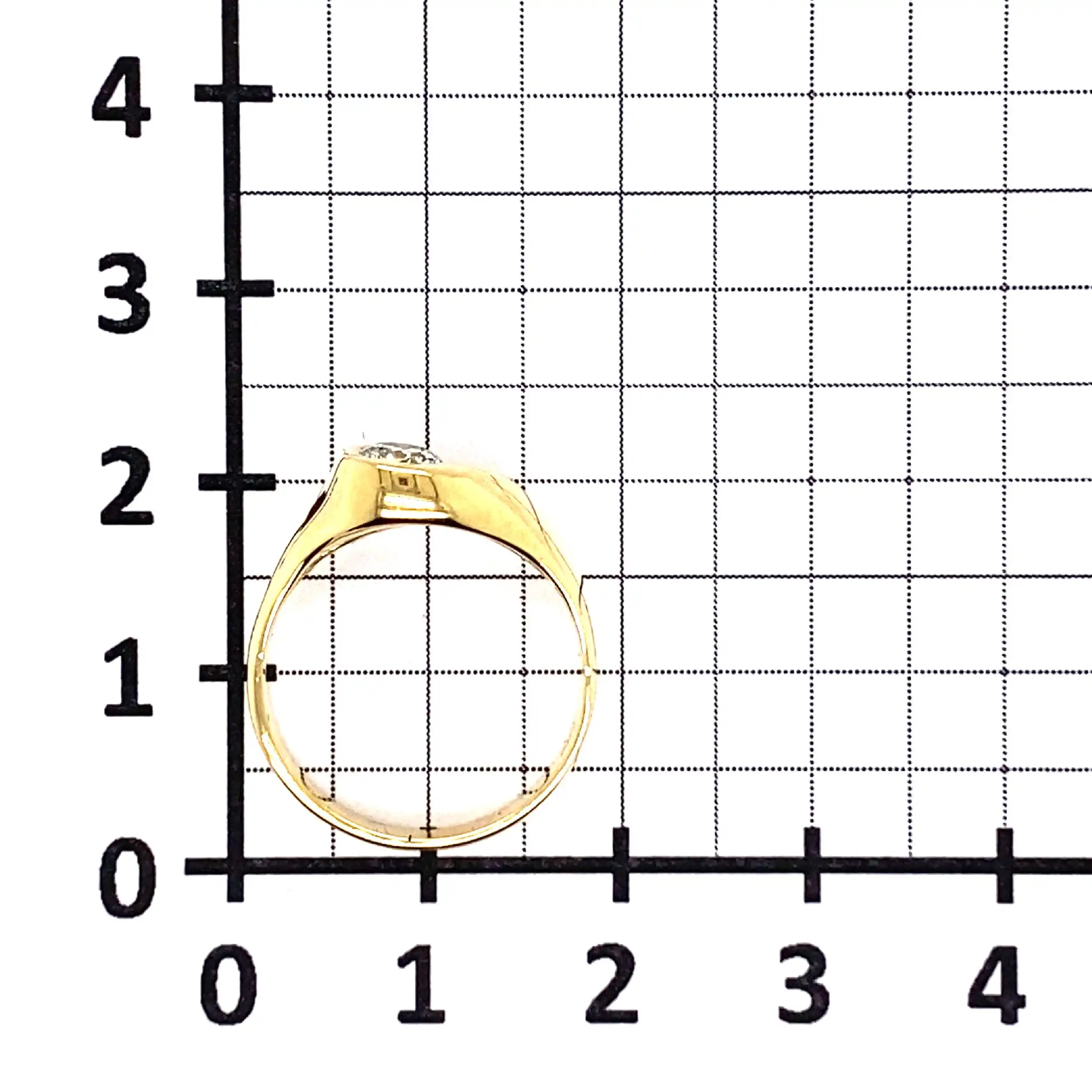 Ring Gelbgold mit Brillant Ring Gelbgold mit Brillant