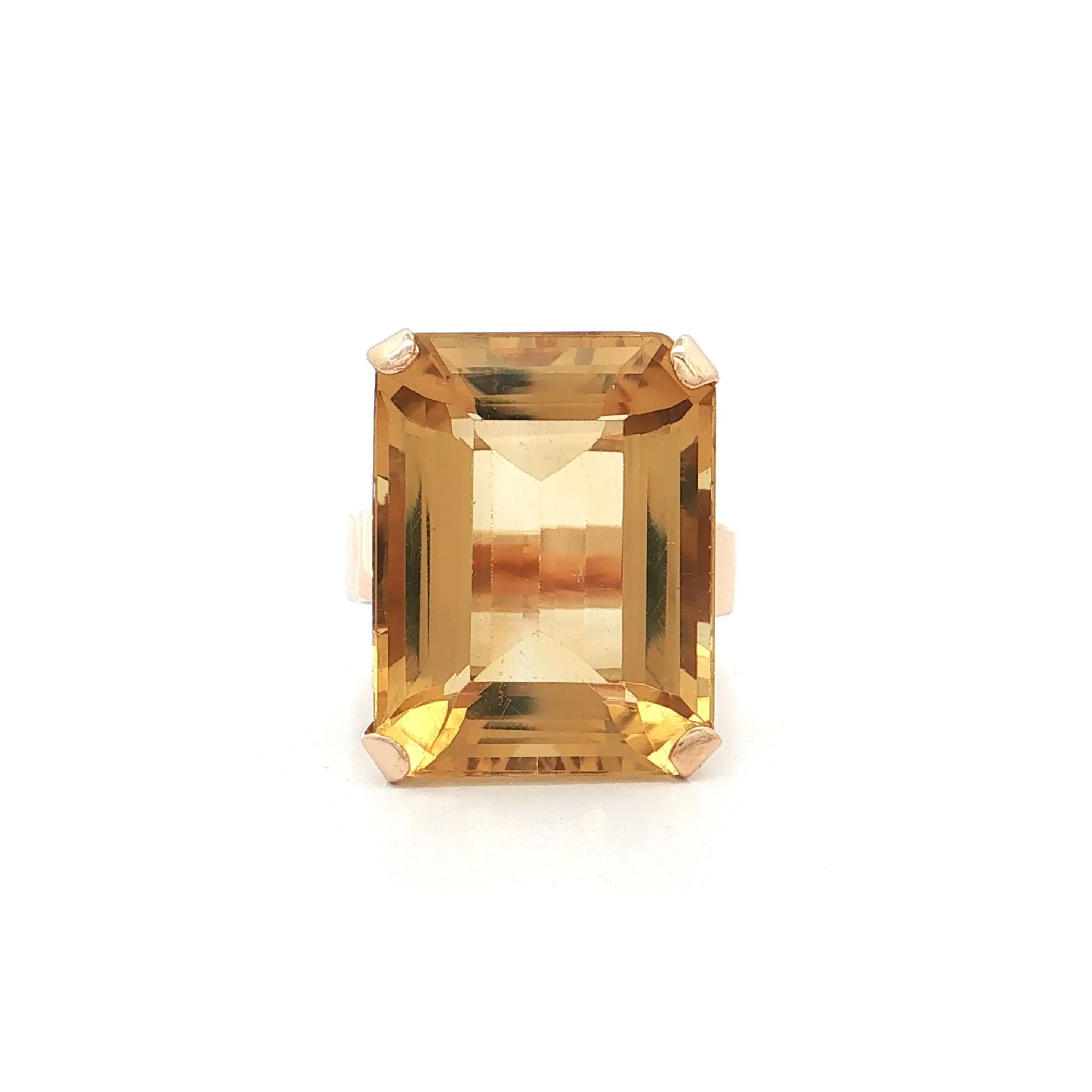 Ring Gelbgold mit Citrin