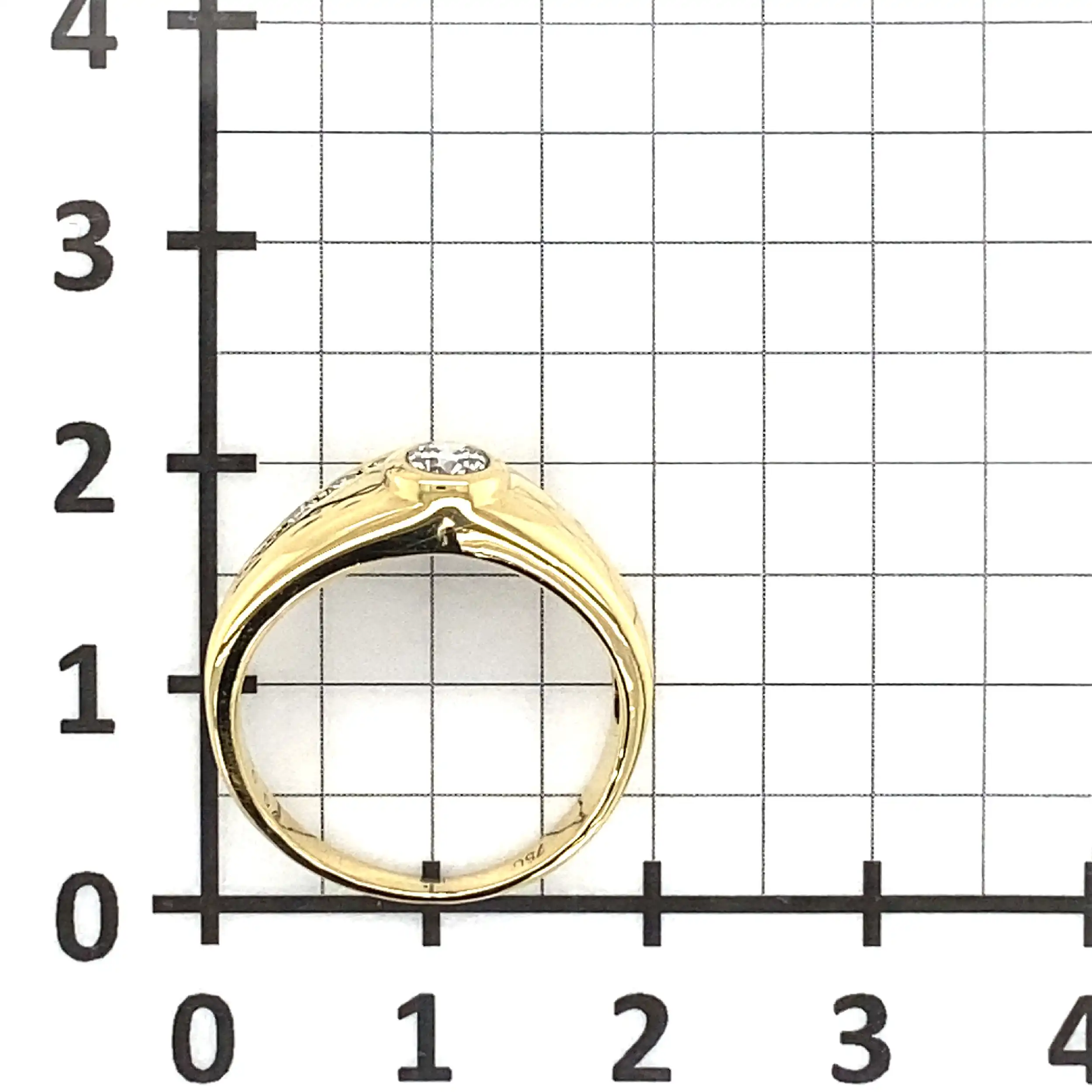Ring Gelbgold mit Brillanten Ring Gelbgold mit Brillanten
