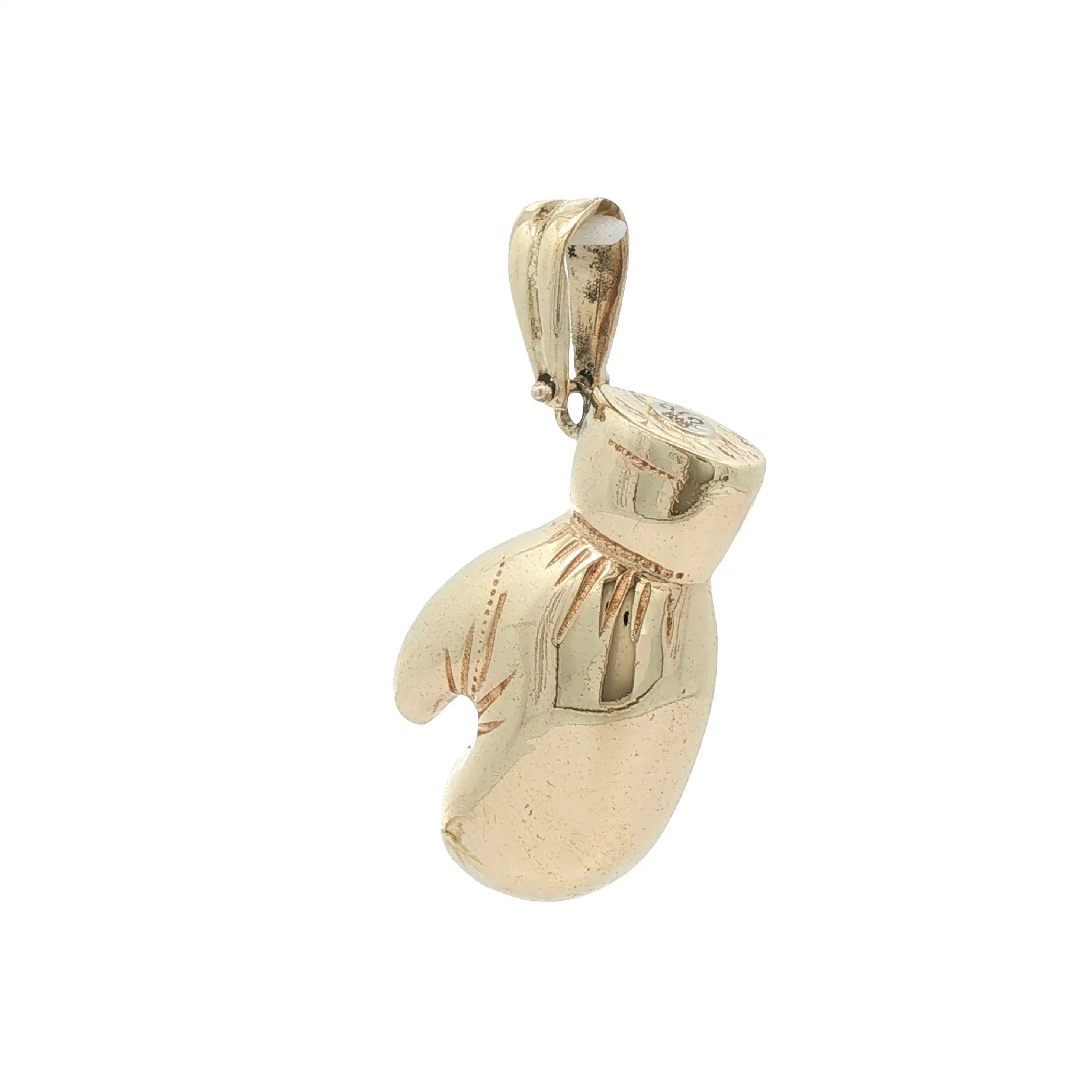 Anhänger Gelbgold Boxhandschuh