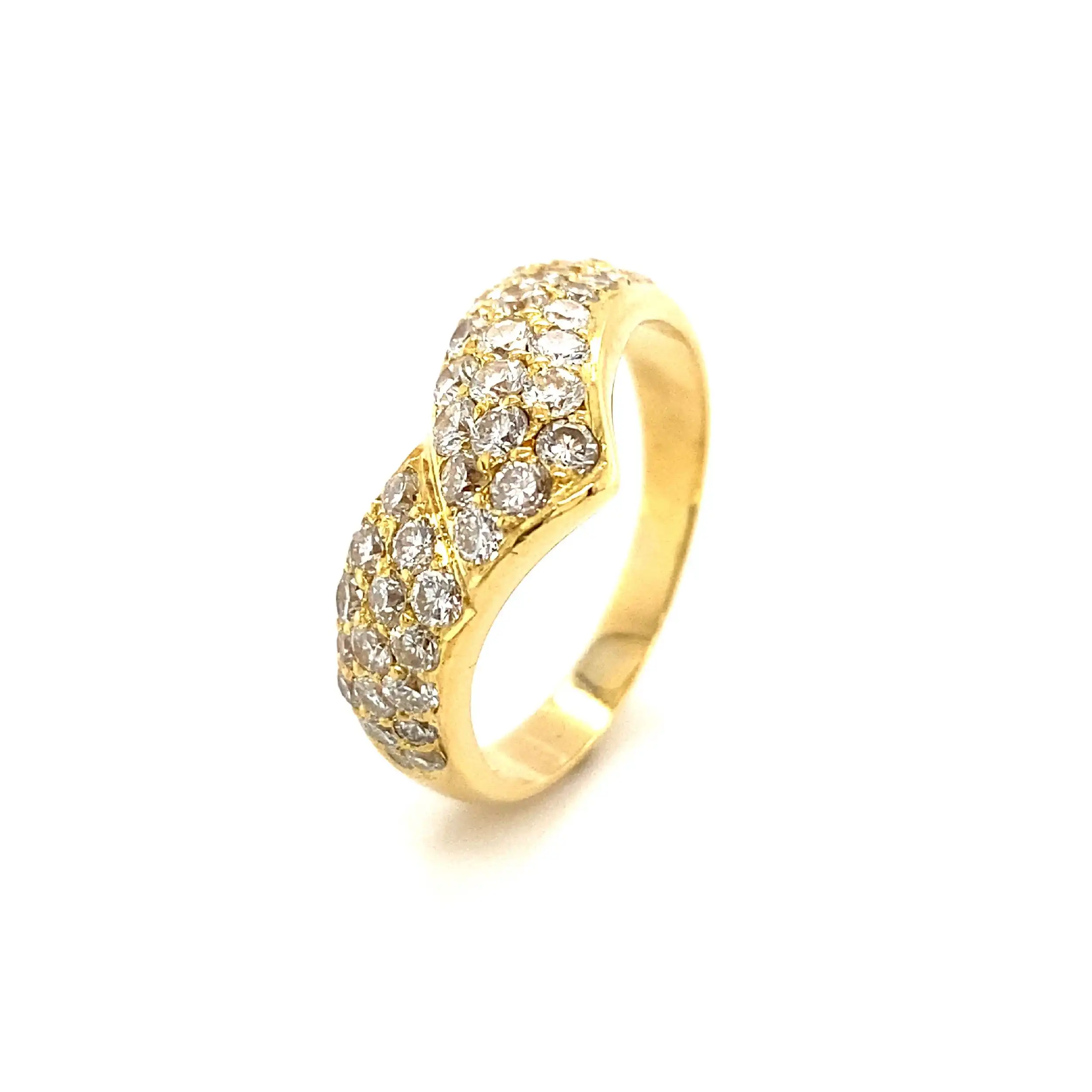 Ring Gelbgold mit Brillanten Ring Gelbgold mit Brillanten
