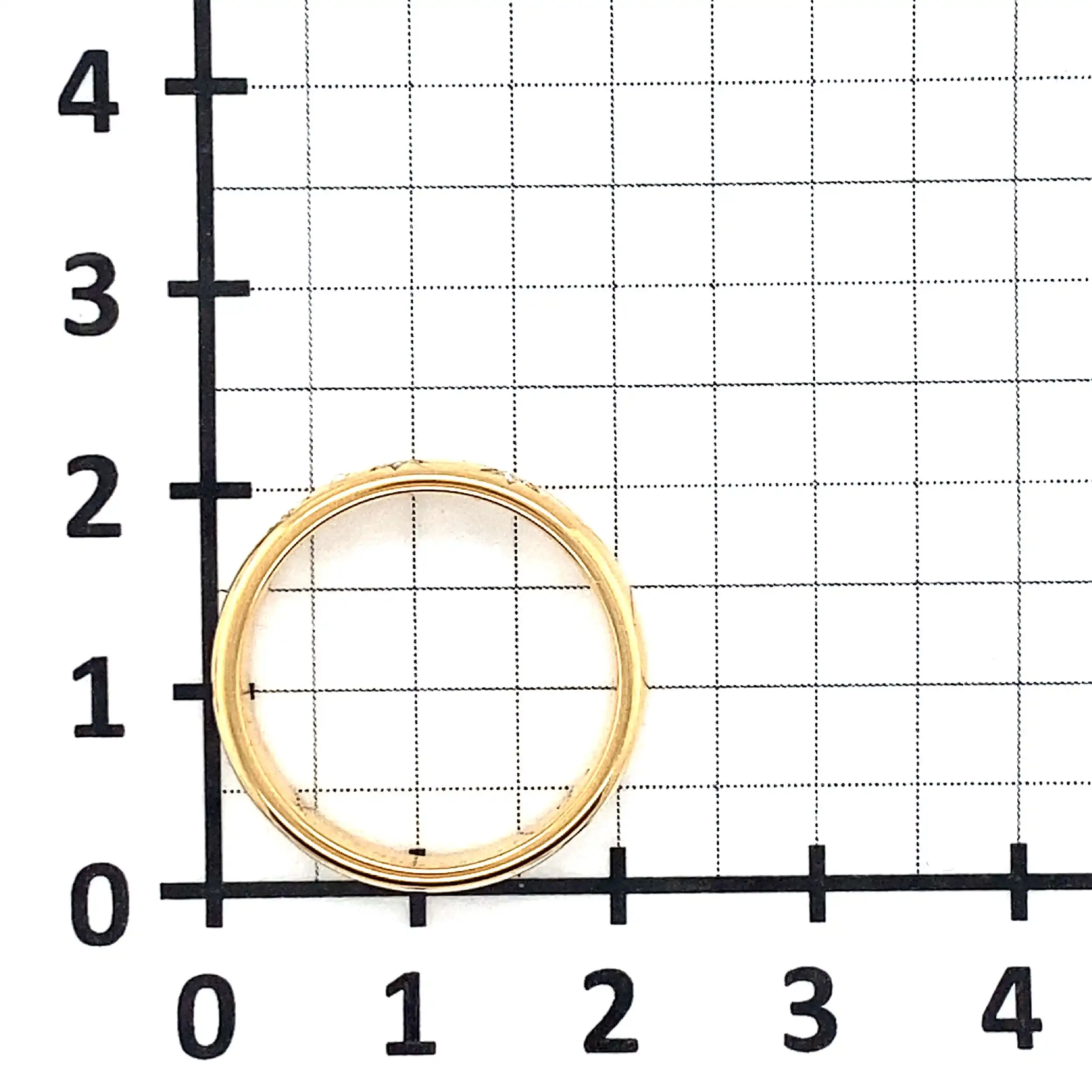Ring Gelbgold mit Brillanten, graviert 0,08ct. Ring Gelbgold mit Brillanten, graviert 0,08ct.