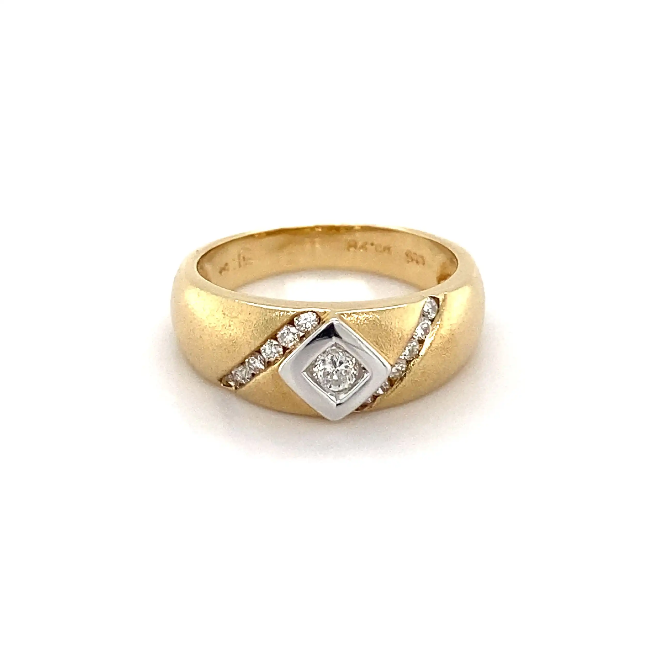 Ring Bicolor mit Brillanten Ring Bicolor mit Brillanten