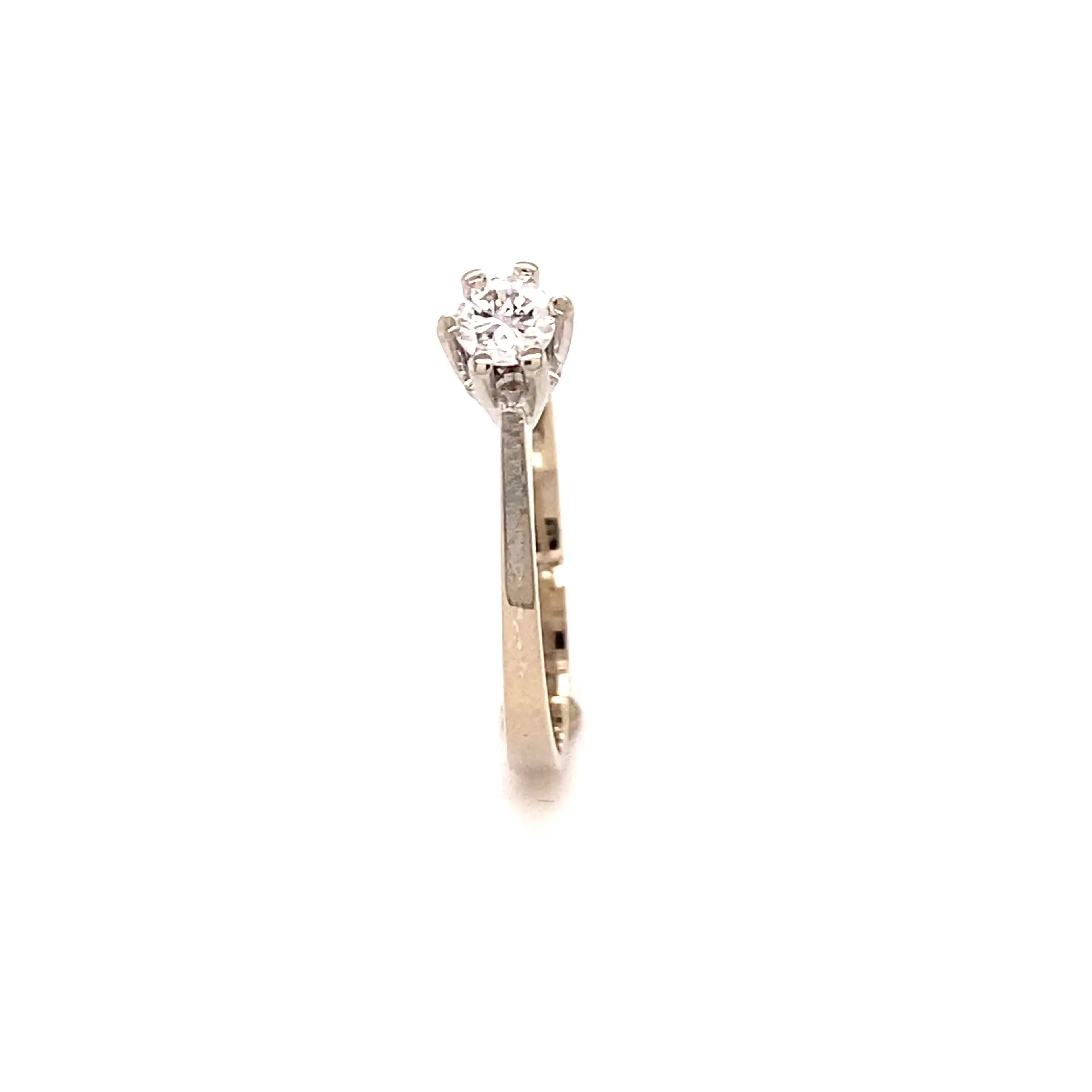 Ring Weißgold mit Solitär Brillant
