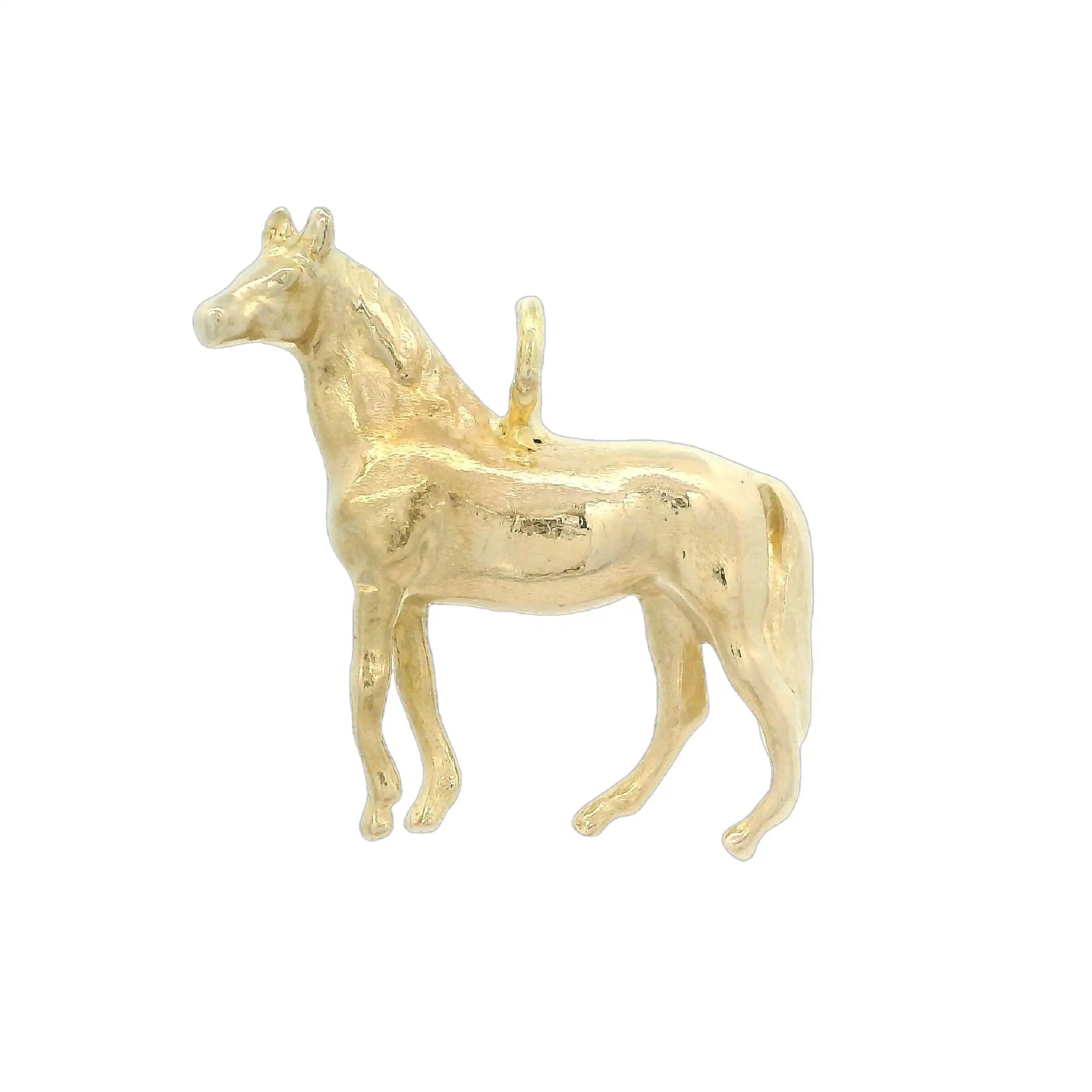 Anhänger Gelbgold "Pferd"