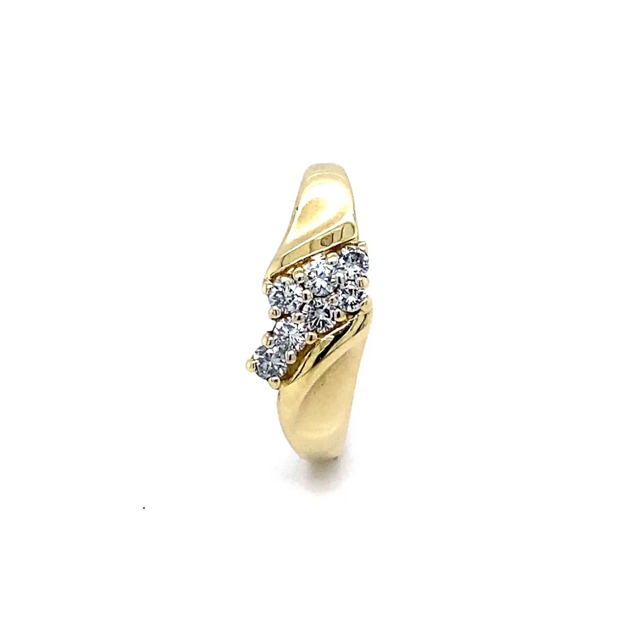 Ring Gelbgold mit Brillanten Ring Gelbgold mit Brillanten