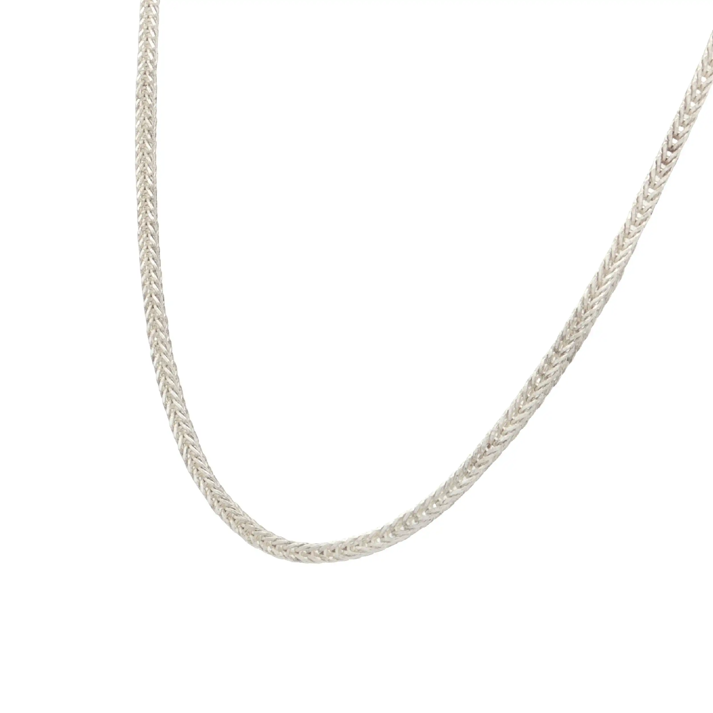 Zopfkette Silber