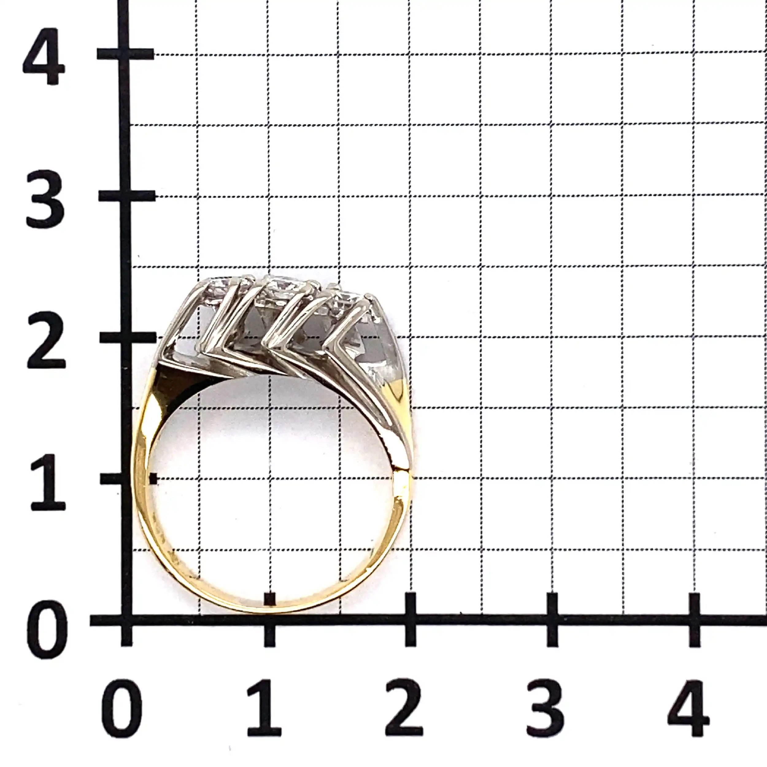 Ring Bicolor mit Brillanten