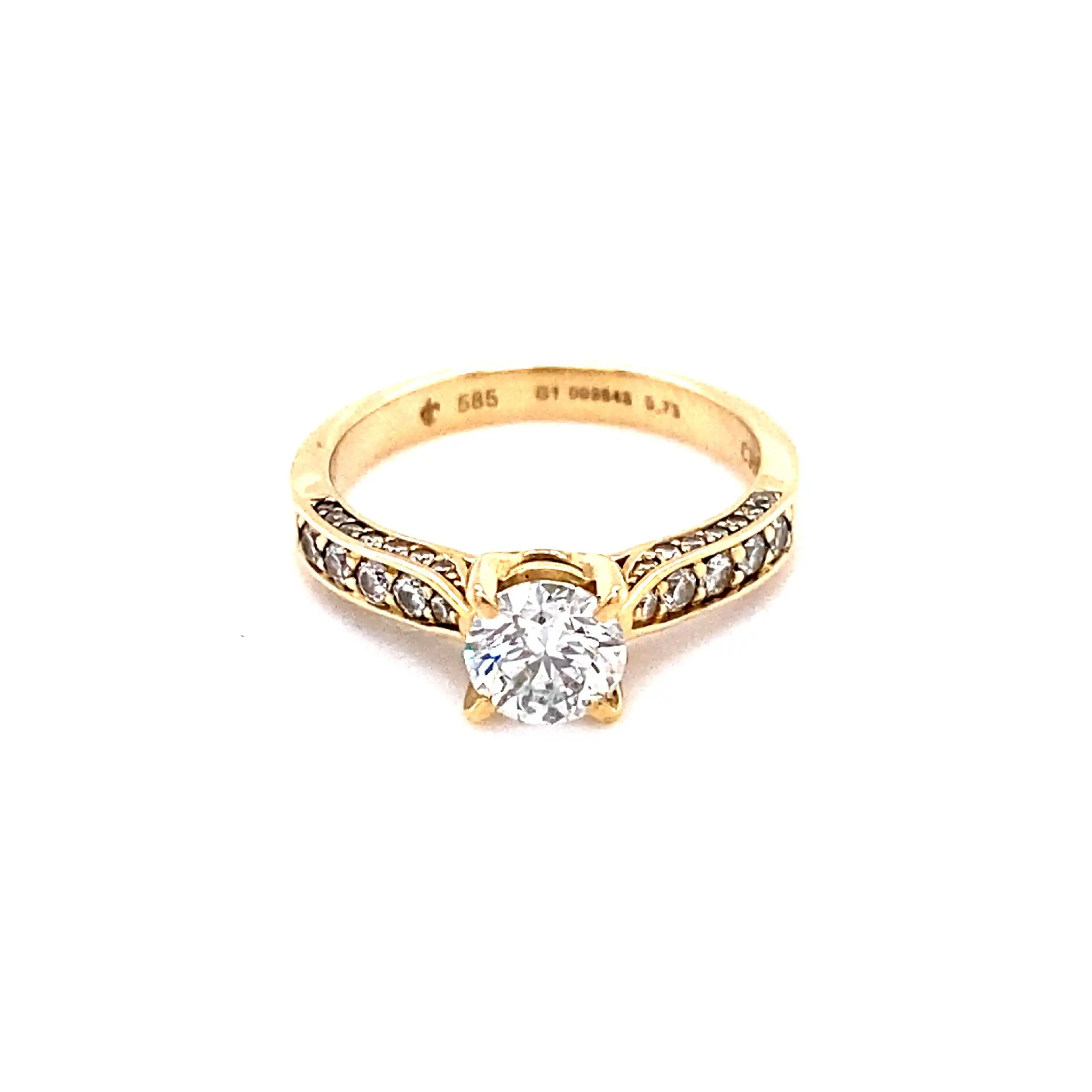 Ring Gelbgold Christ mit Brillanten Ring Gelbgold Christ mit Brillanten