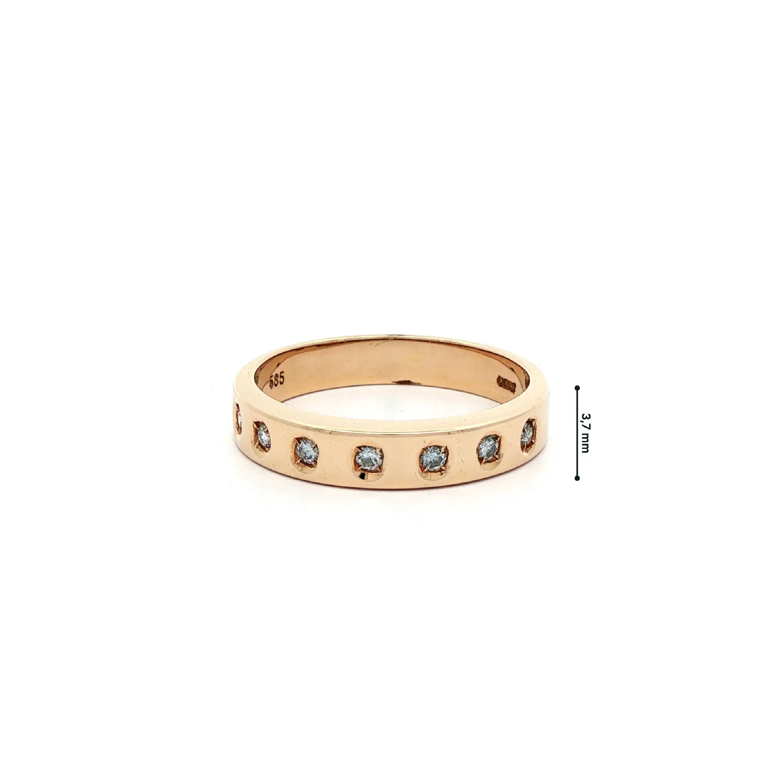 Ring Gelbgold mit Brillanten von Christ