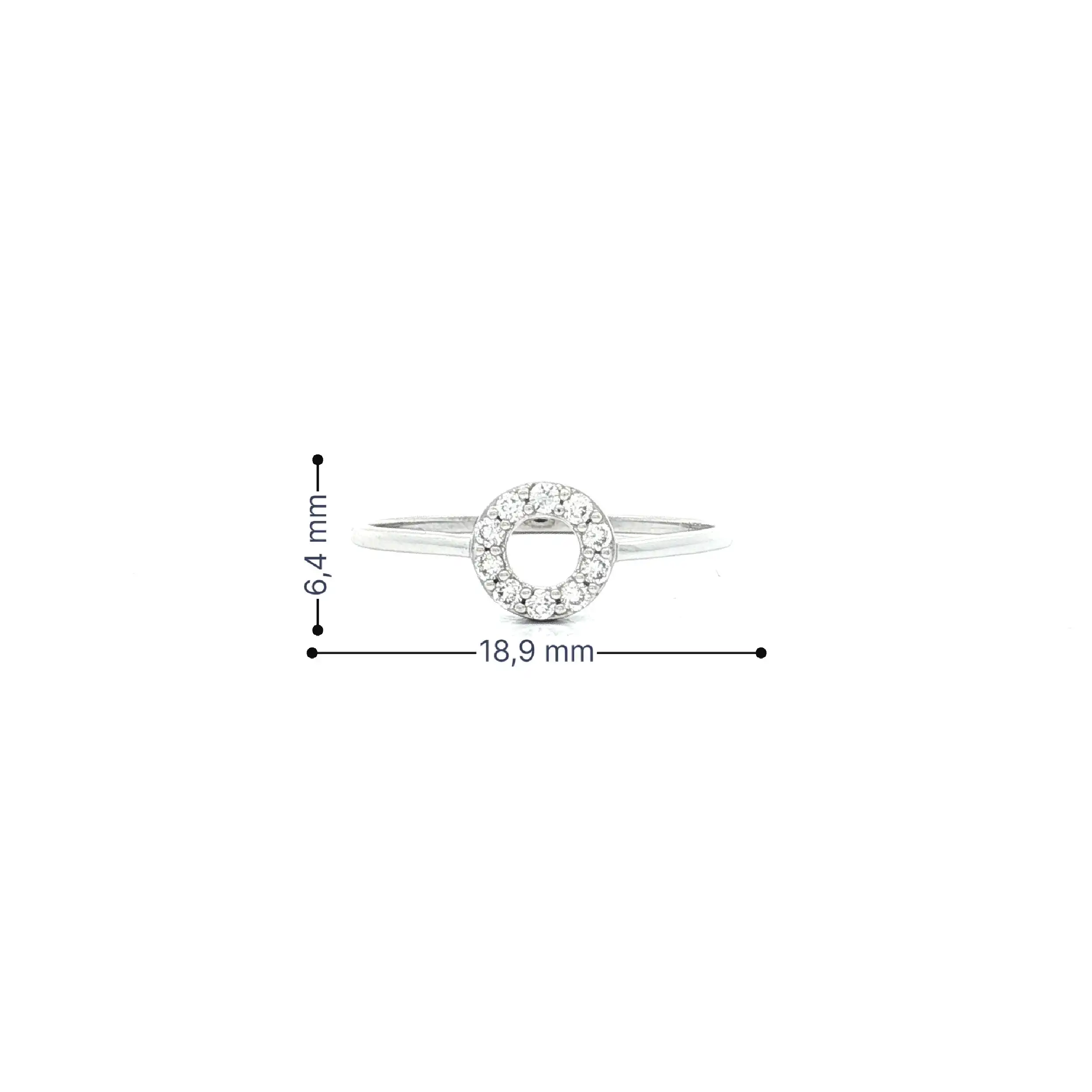 Ring Weißgold mit Brillanten Ring Weißgold mit Brillanten