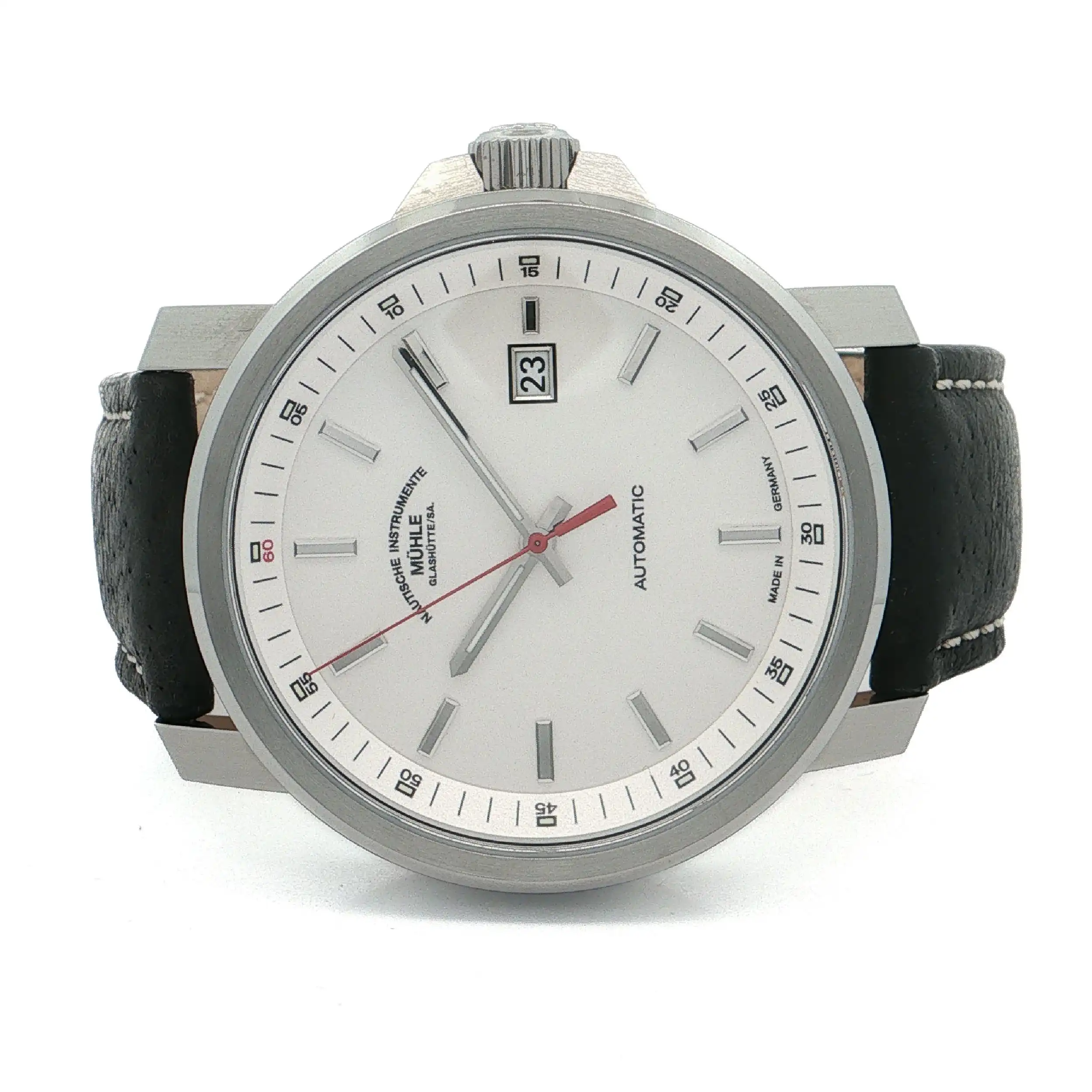 Herrenuhr Glashütte Mühle M1-25-31-lb mit Box und Papiere