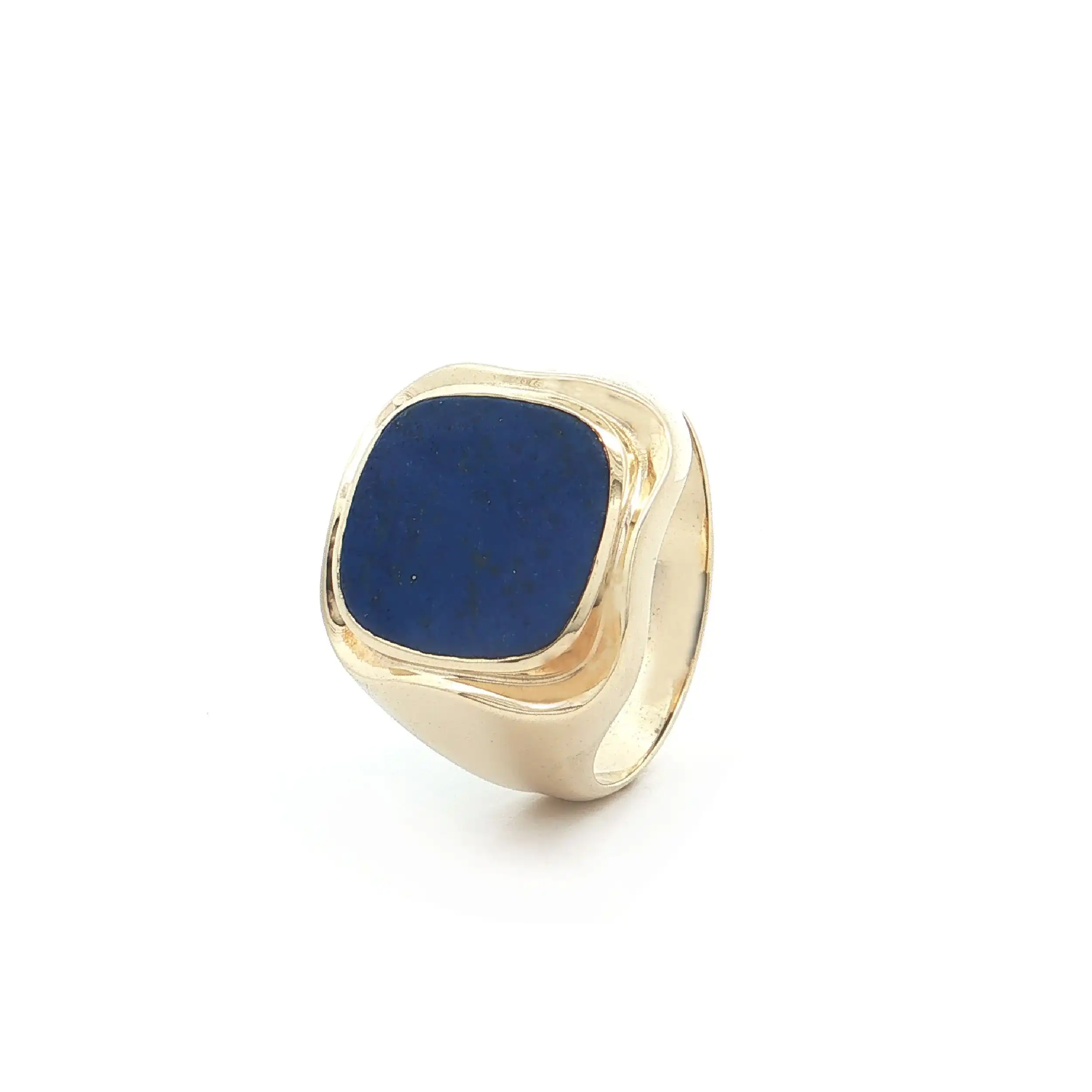 Ring Gelbgold mit Lapislazuli
