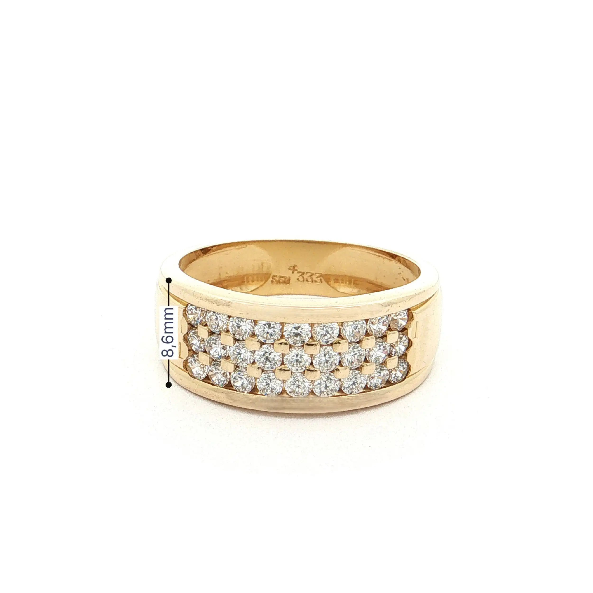 Ring Gelbgold mit Zirkonia