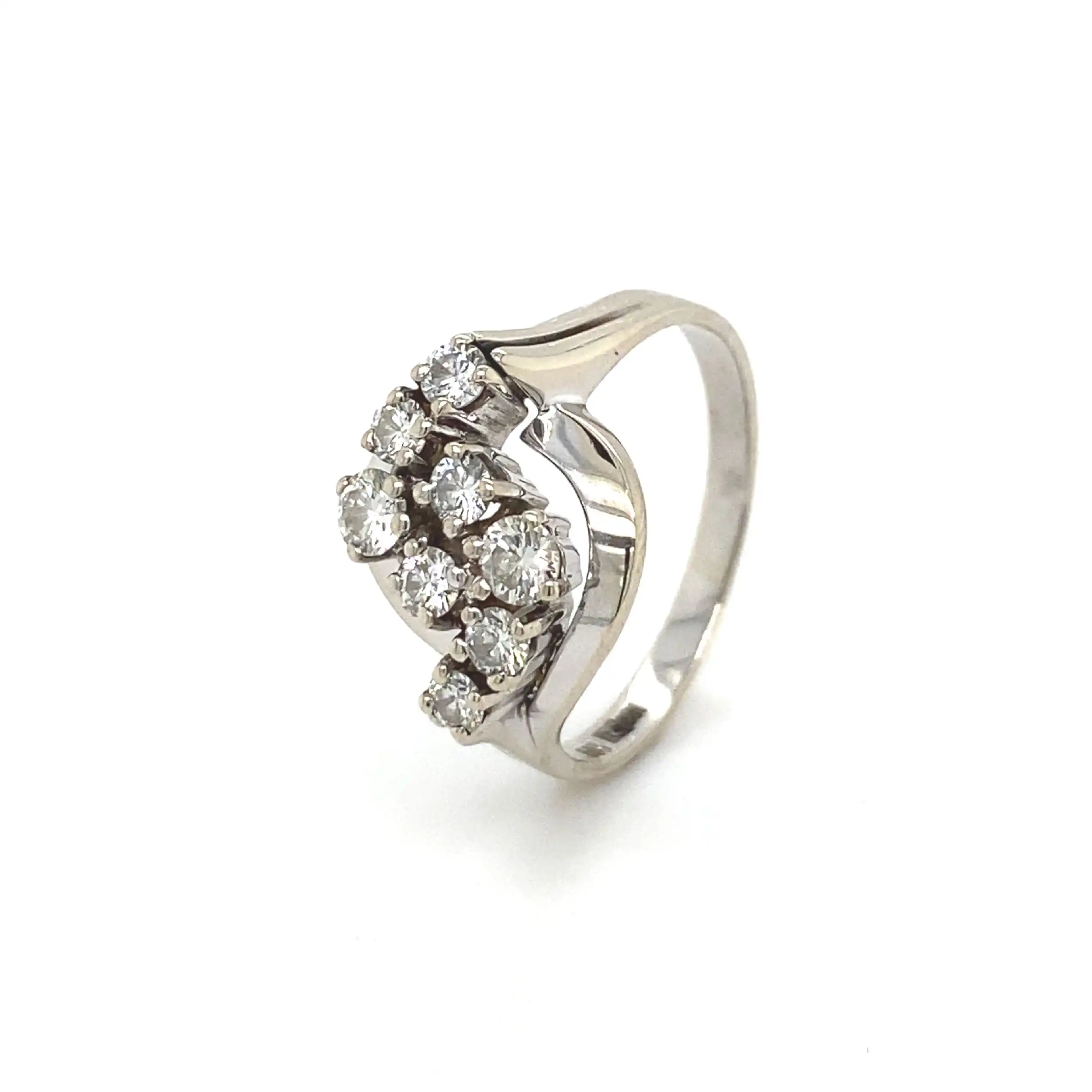 Ring Weißgold mit Brillanten Ring Weißgold mit Brillanten