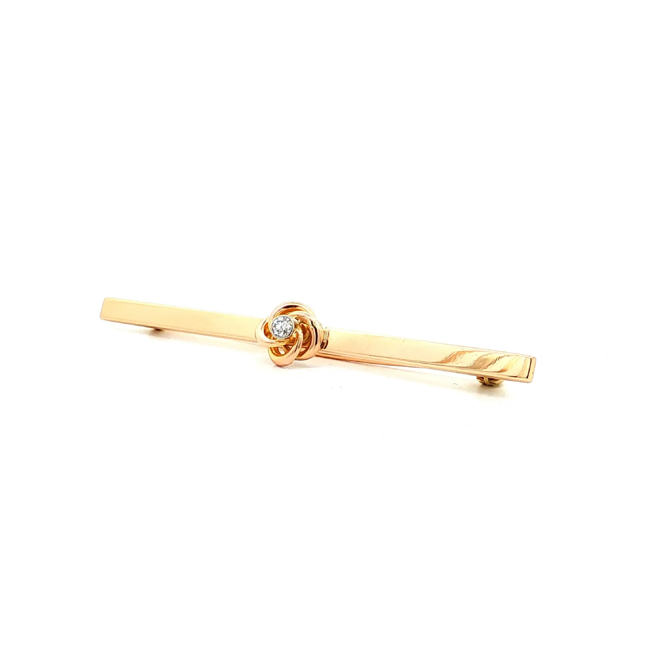 Nadel Gelbgold mit Altschliff Brillant Nadel Gelbgold mit Altschliff Brillant