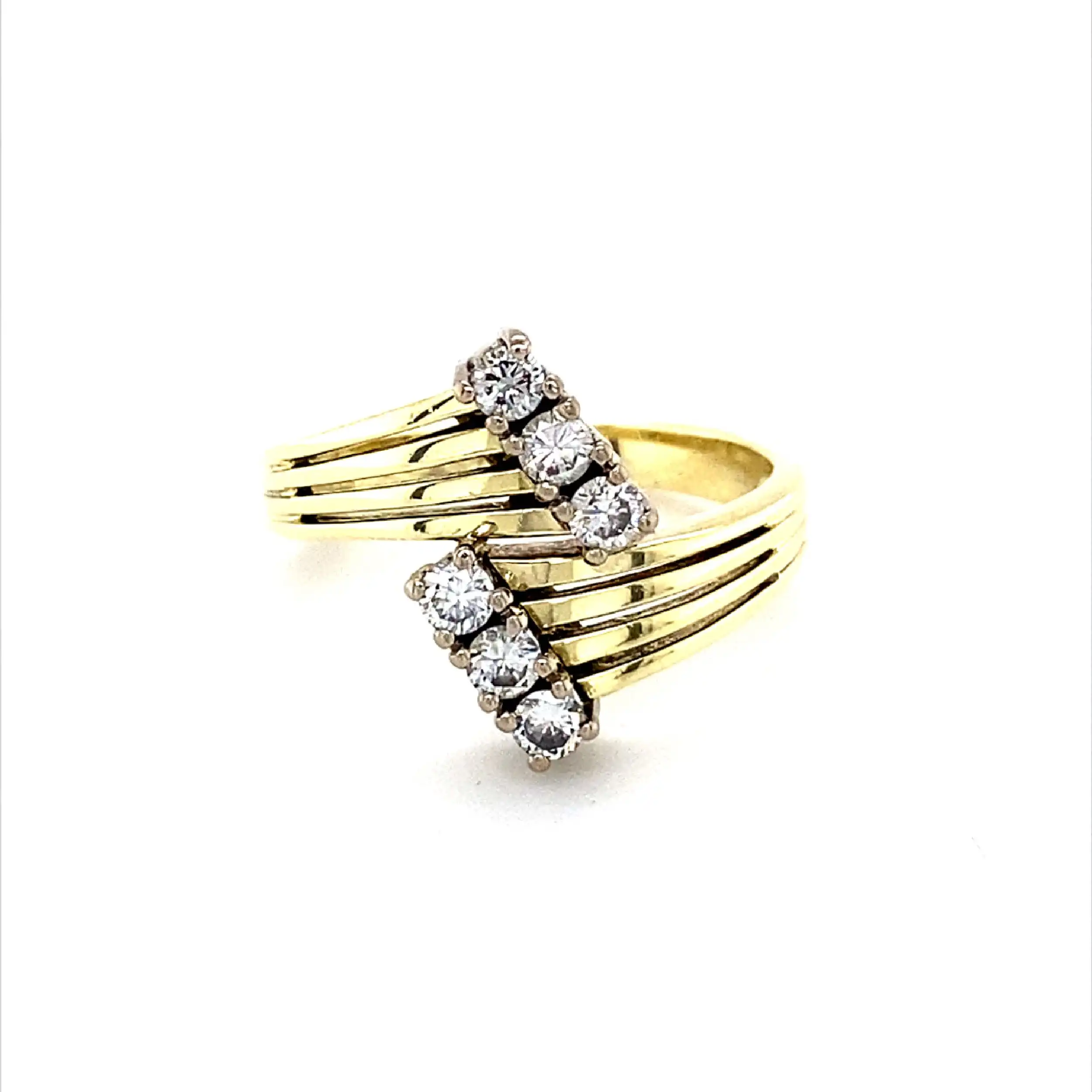 Ring Bicolor mit Brillanten Ring Bicolor mit Brillanten