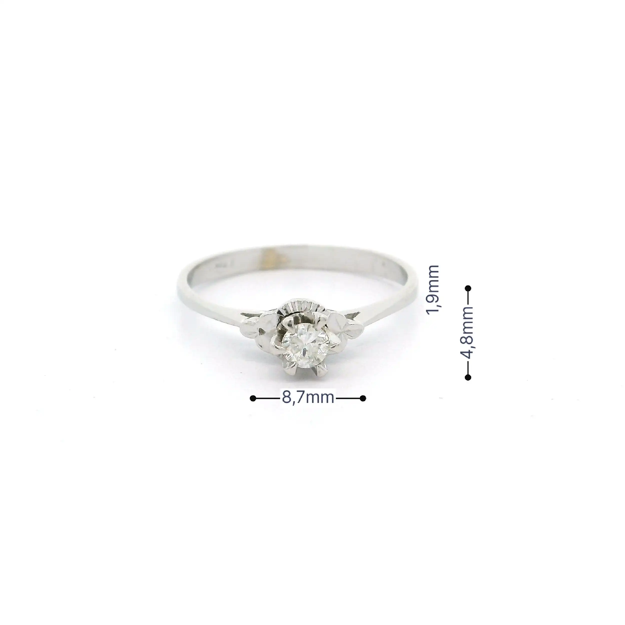 Ring Weißgold mit Brillant
