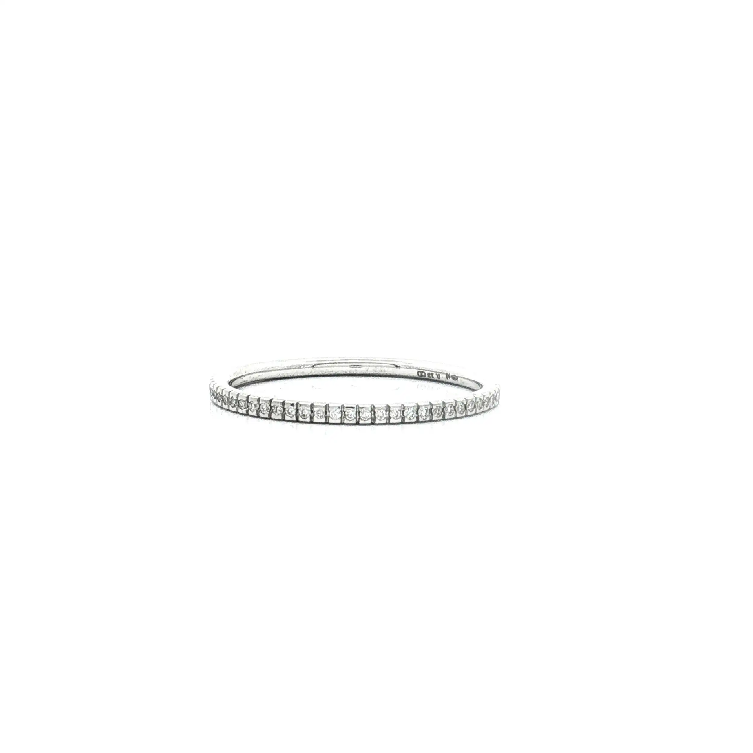 Memoryring Weißgold mit Brillanten Memoryring Weißgold mit Brillanten