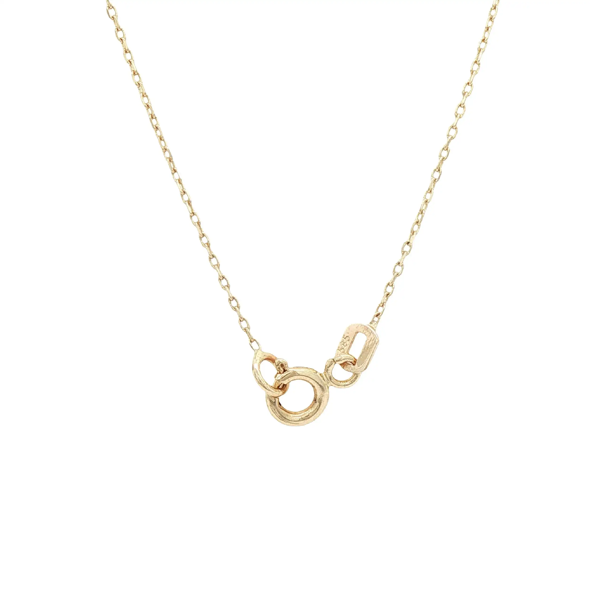 Collier Gelbgold mit Endless Anhänger