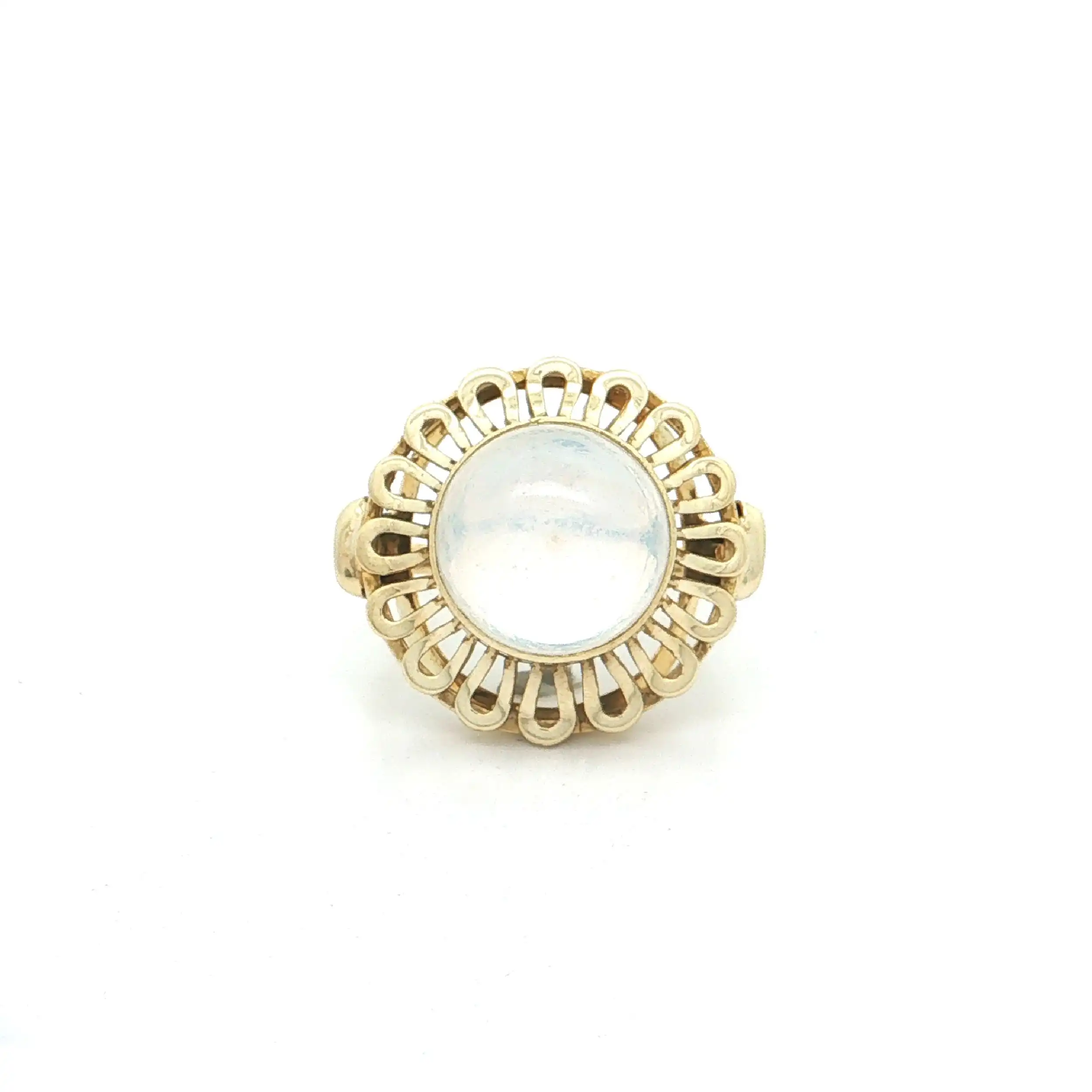 Ring Gelbgold mit Mondstein