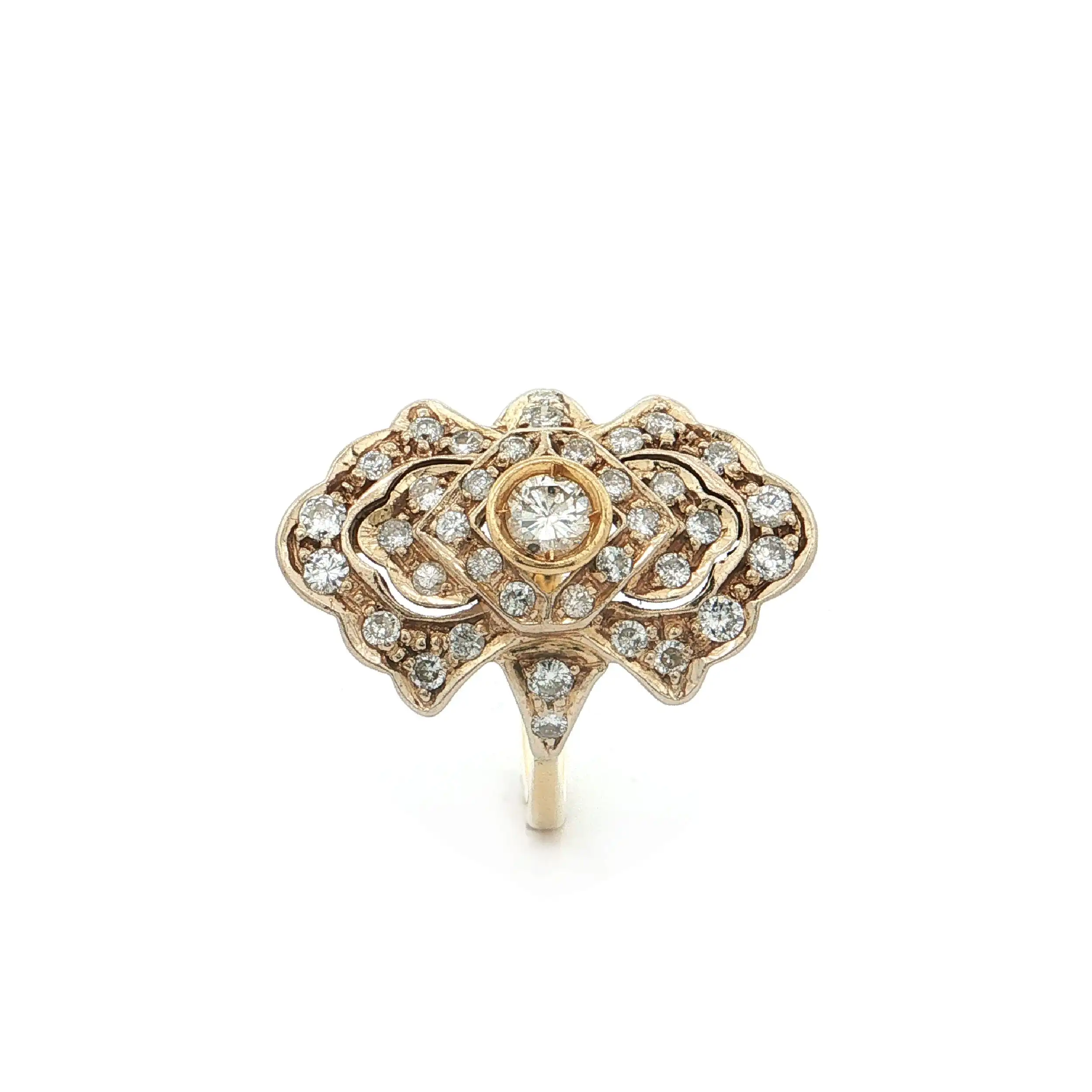 Ring Gelbgold mit Brillanten