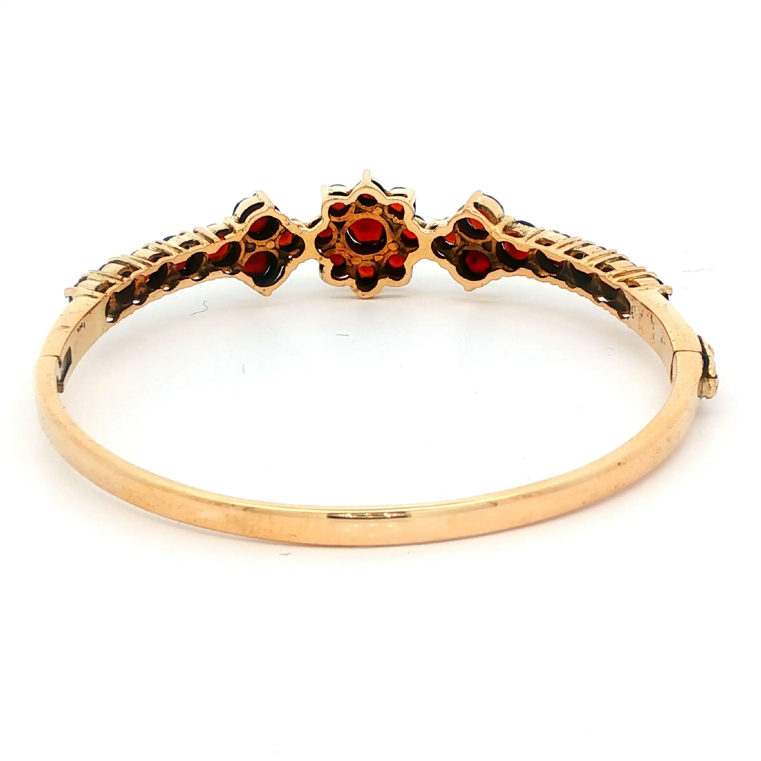 Armreif Gelbgold mit Granat