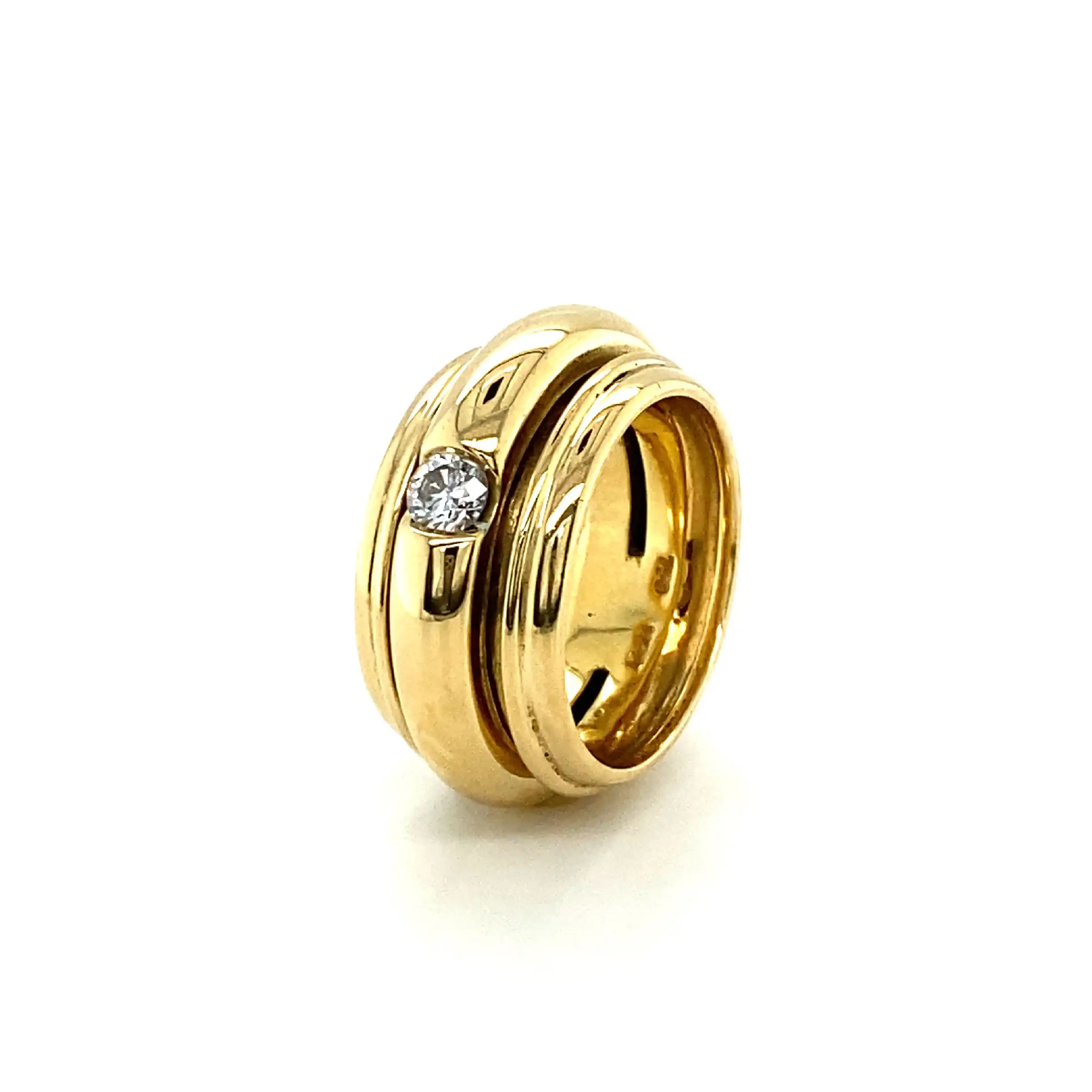 Rollring mit Brillant Rollring mit Brillant
