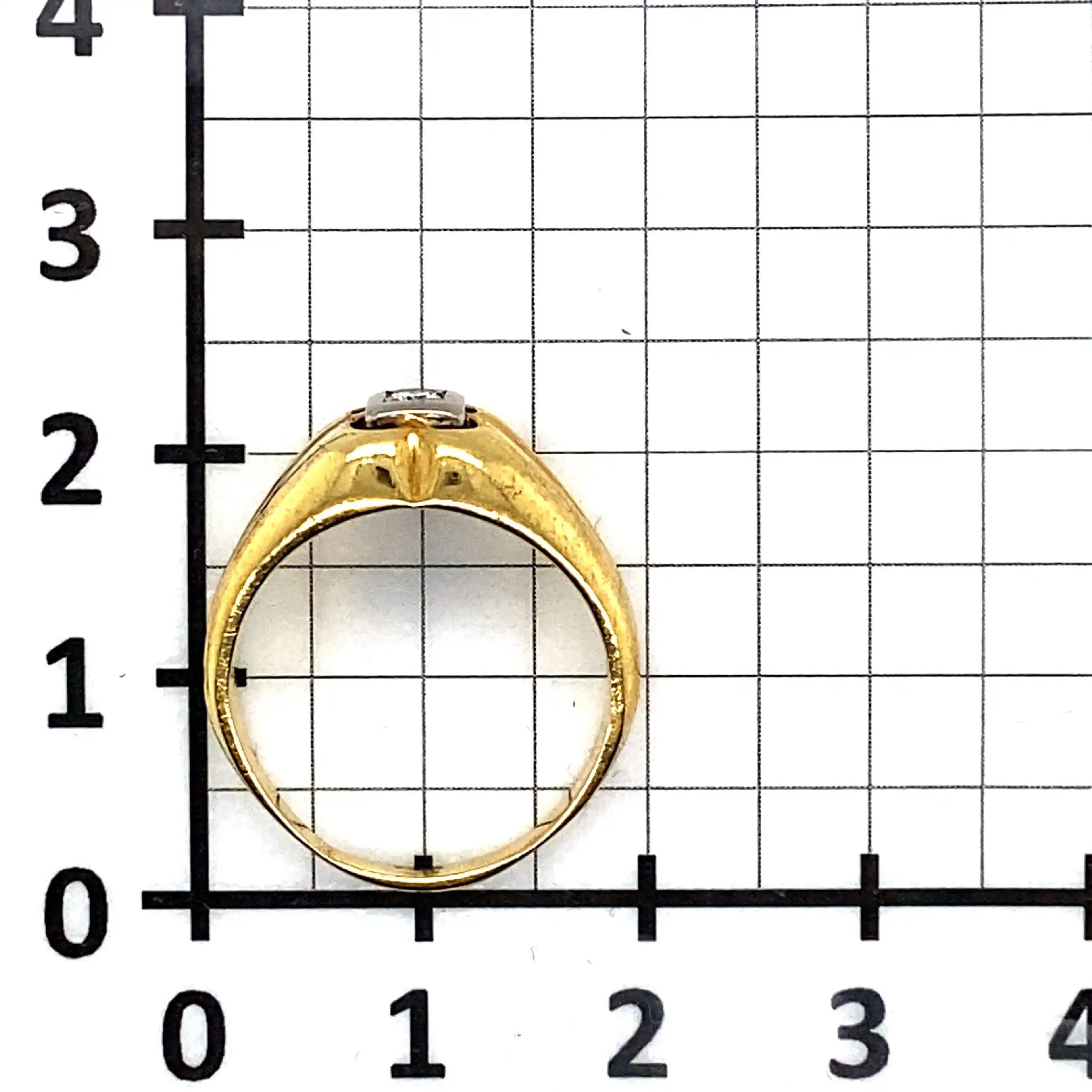Ring Bicolor mit Brillant Ring Bicolor mit Brillant