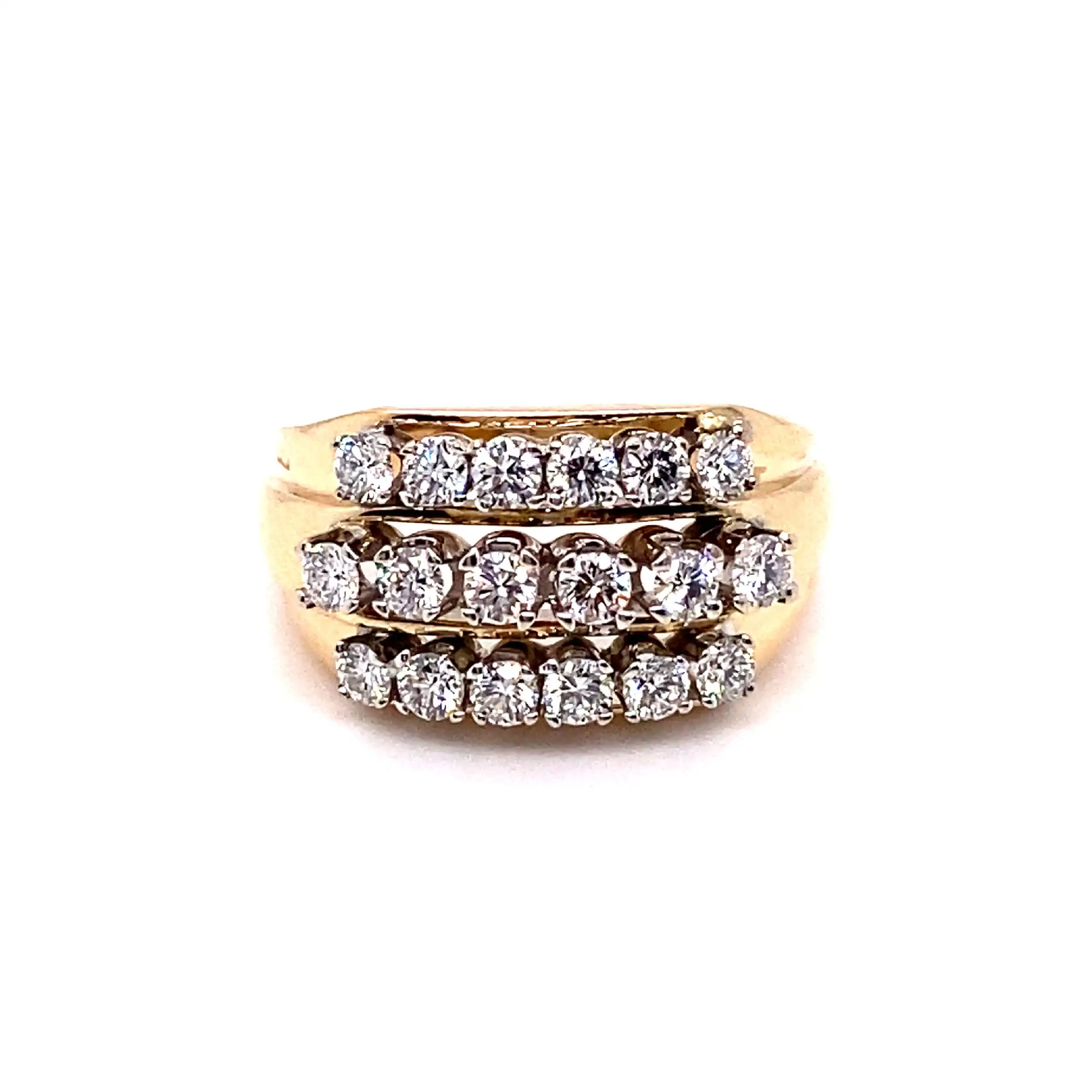 Ring Bicolor mit Brillanten Ring Bicolor mit Brillanten