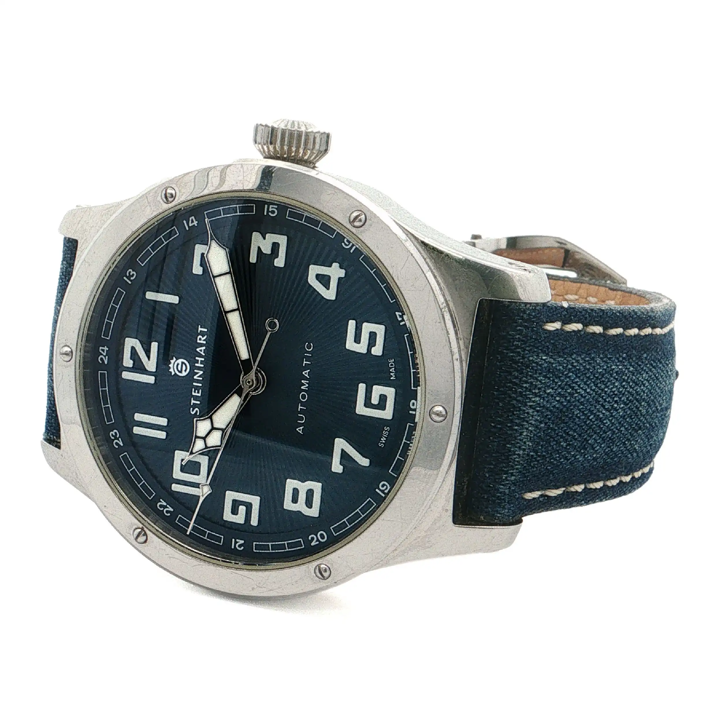 Herrenuhr Steinhart Automatik Military 47 Jeans Herrenuhr Steinhart Automatik Military 47 Jeans