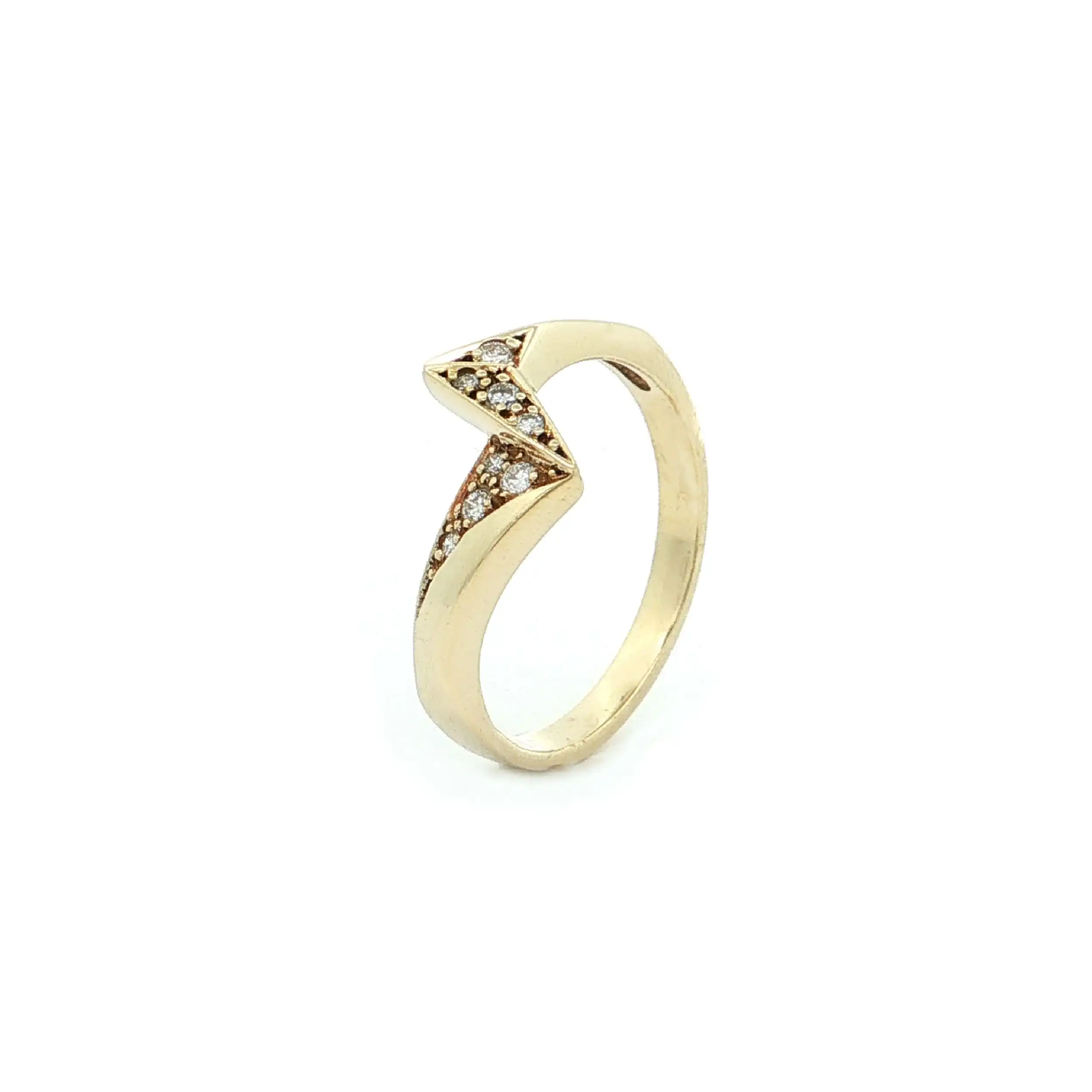 Ring Gelbgold mit Brillanten