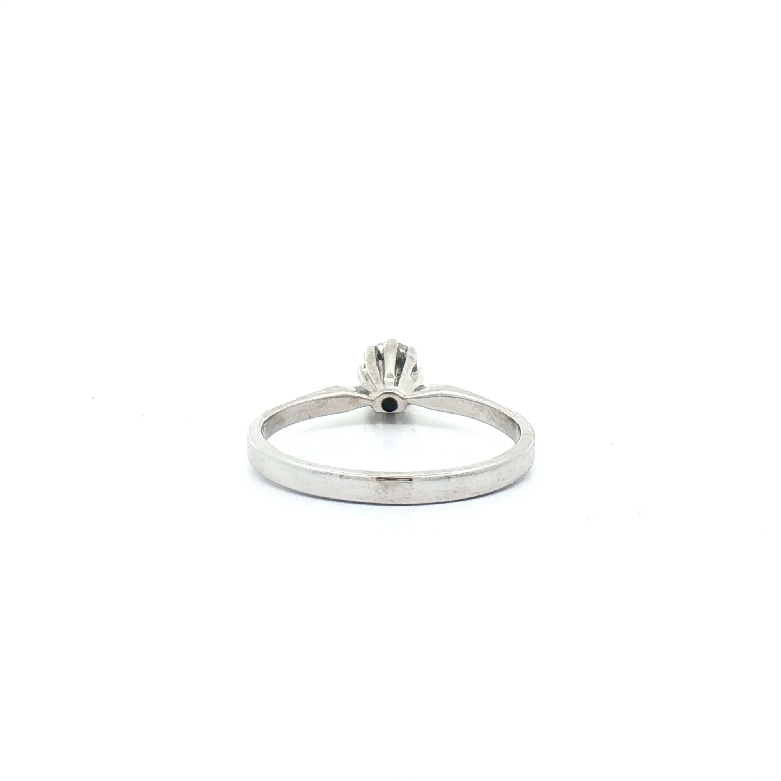 Ring Weißgold mit Brillant Ring Weißgold mit Brillant
