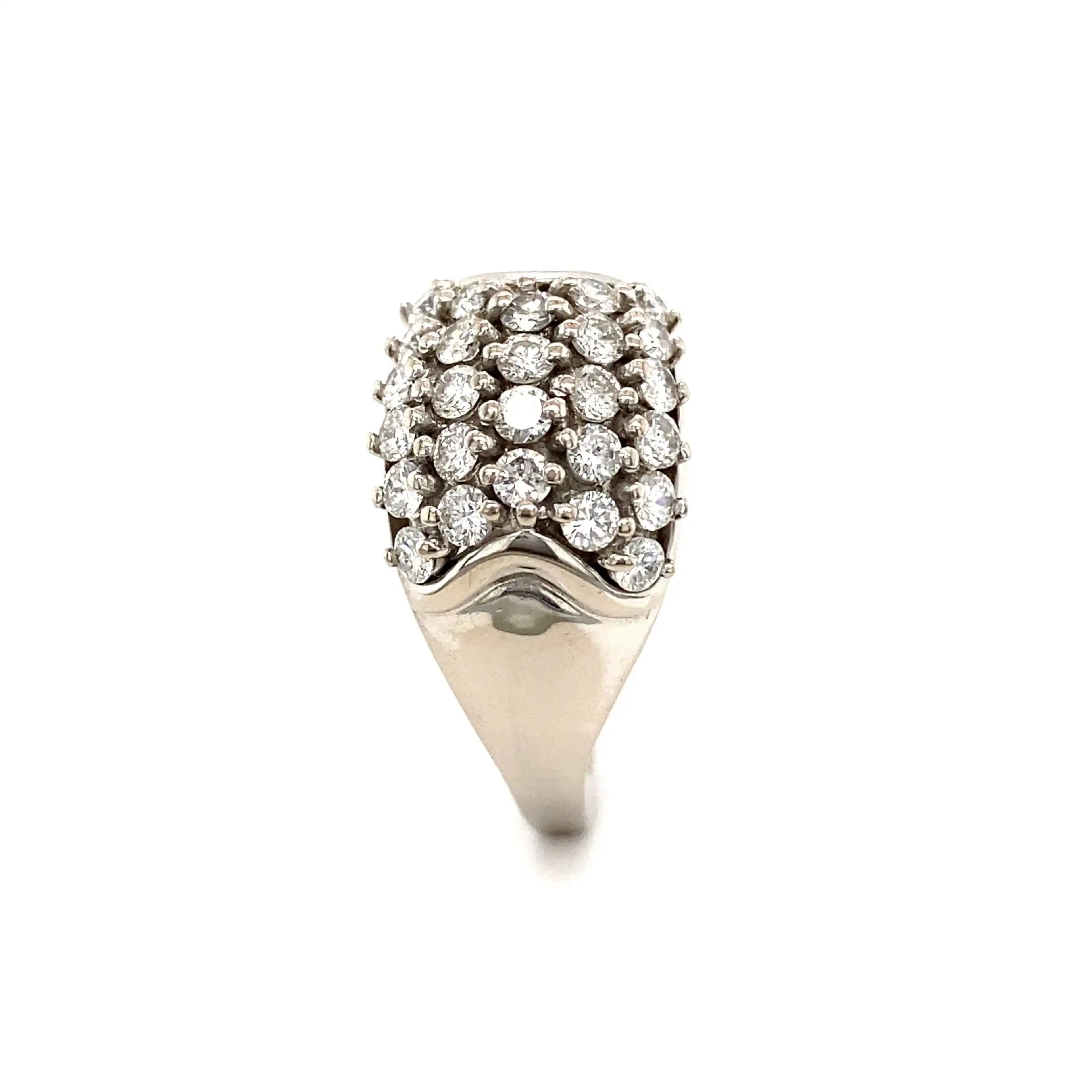Ring Weißgold mit Brillanten Ring Weißgold mit Brillanten
