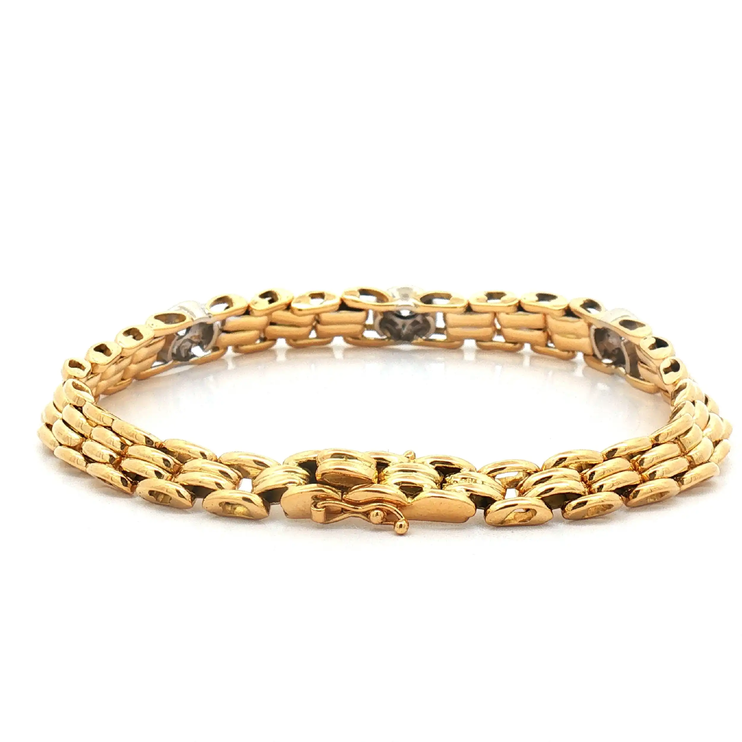 Armband Bicolor mit Brillanten