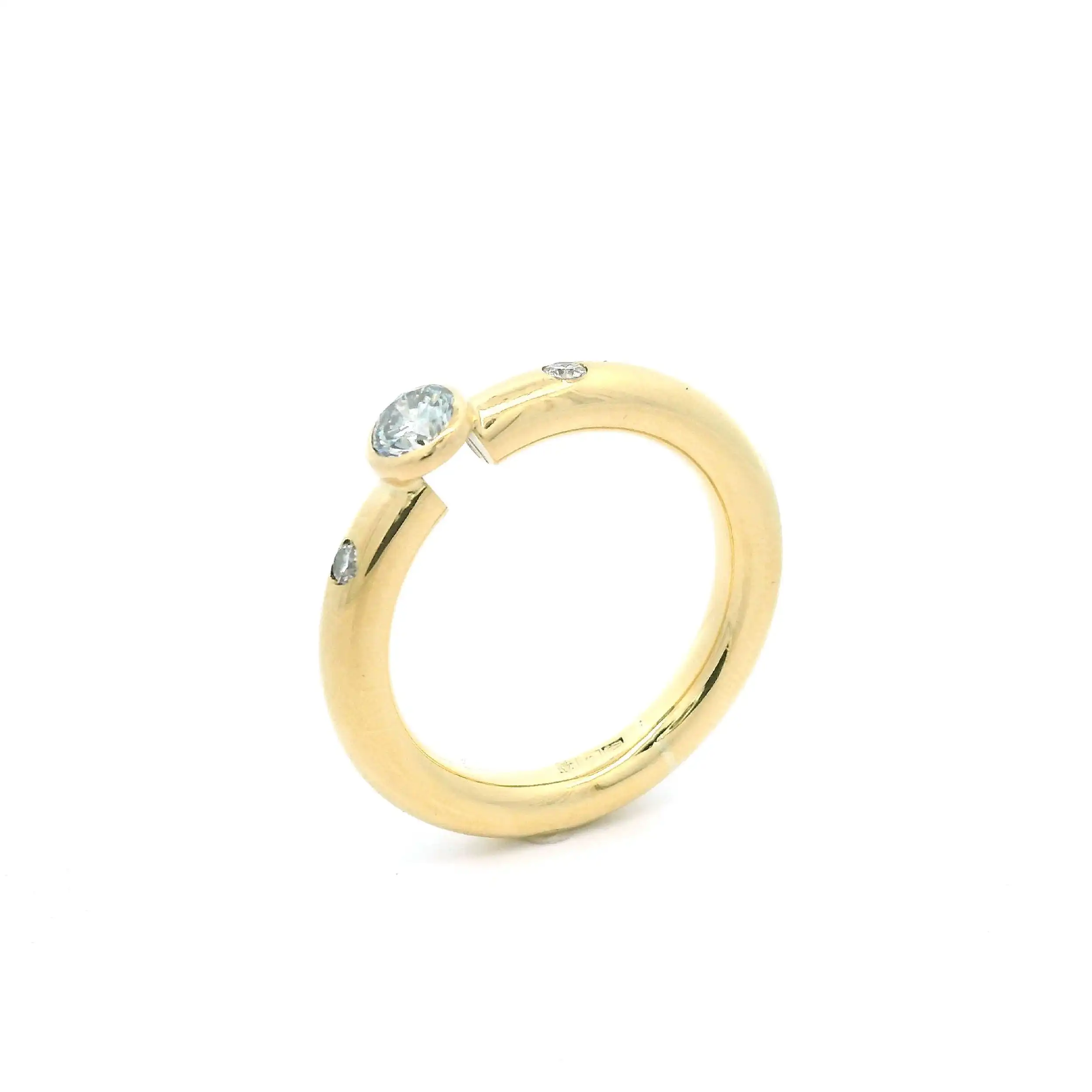 Ring Gelbgold mit Brillanten Ring Gelbgold mit Brillanten