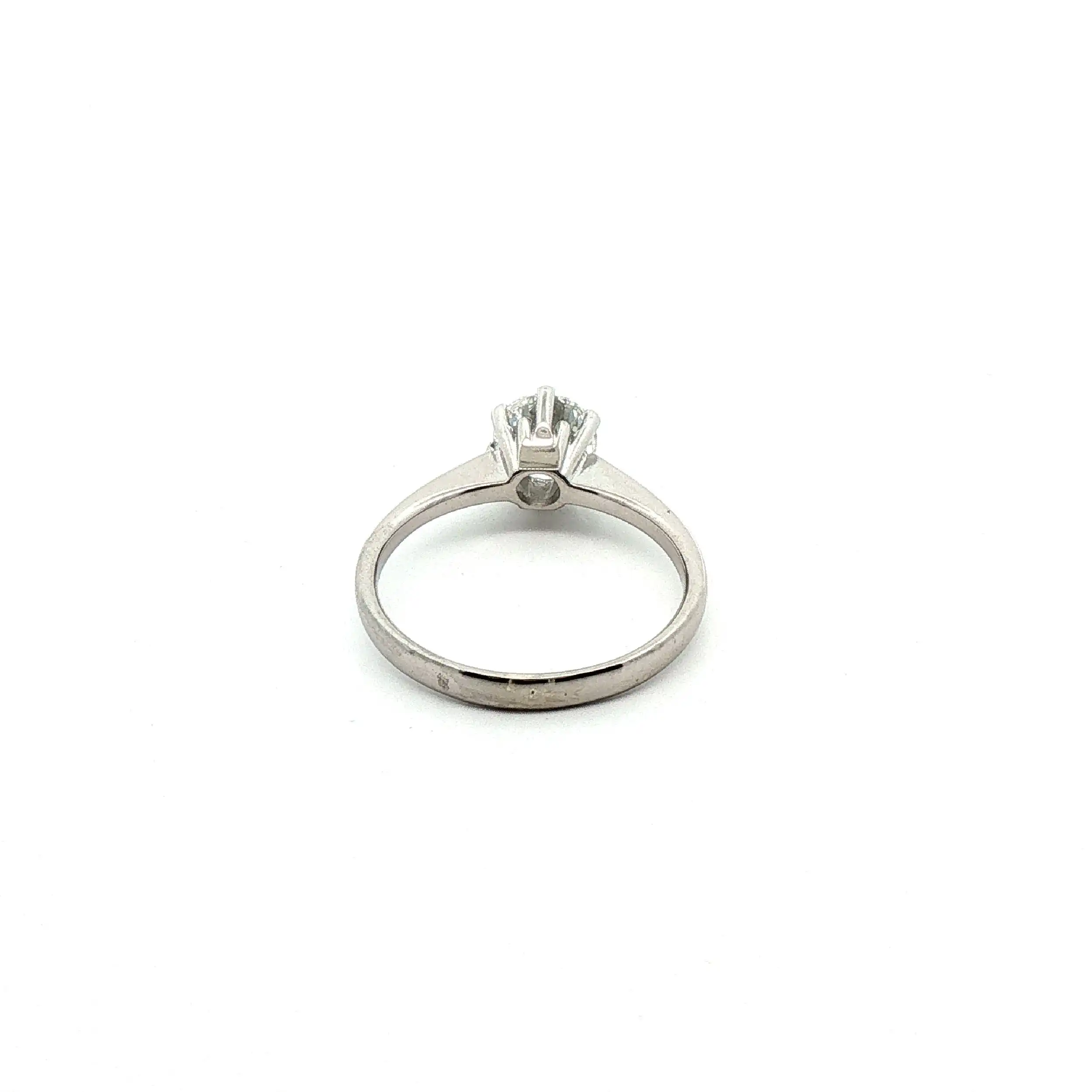 Ring Weißgold mit Brillant Ring Weißgold mit Brillant