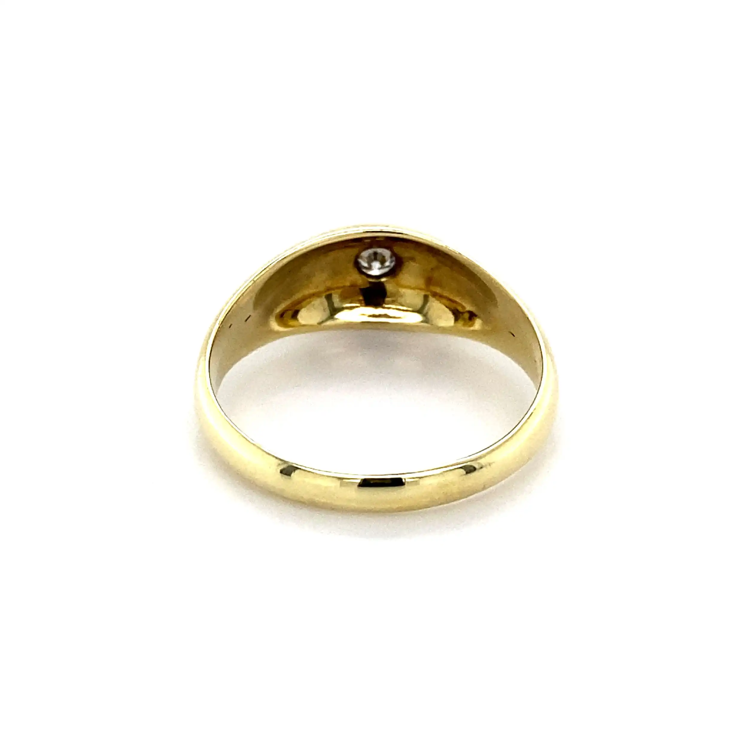 Ring Gelbgold mit Brillant Ring Gelbgold mit Brillant
