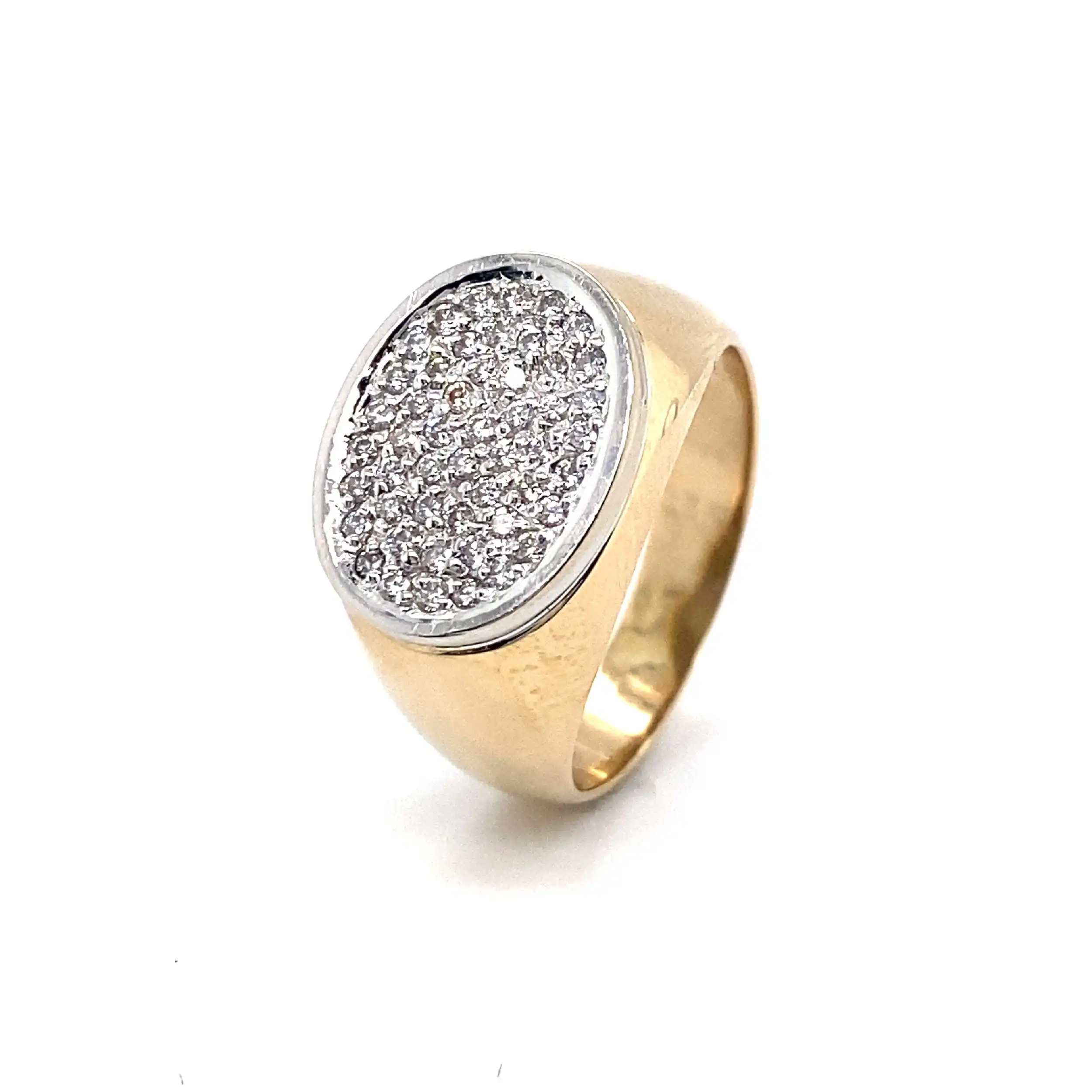 Ring Bicolor mit Brillanten Ring Bicolor mit Brillanten
